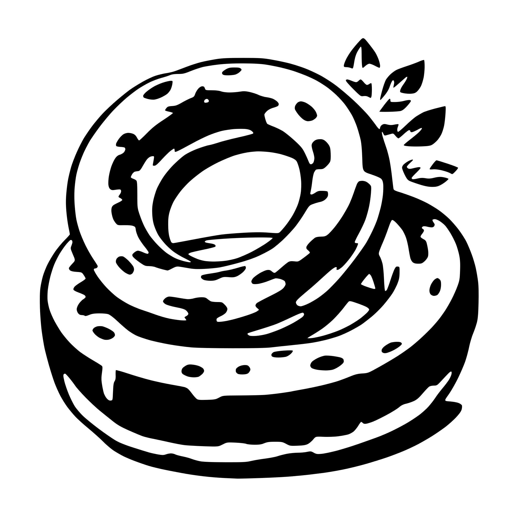 AI-generated SVG of a onion rings