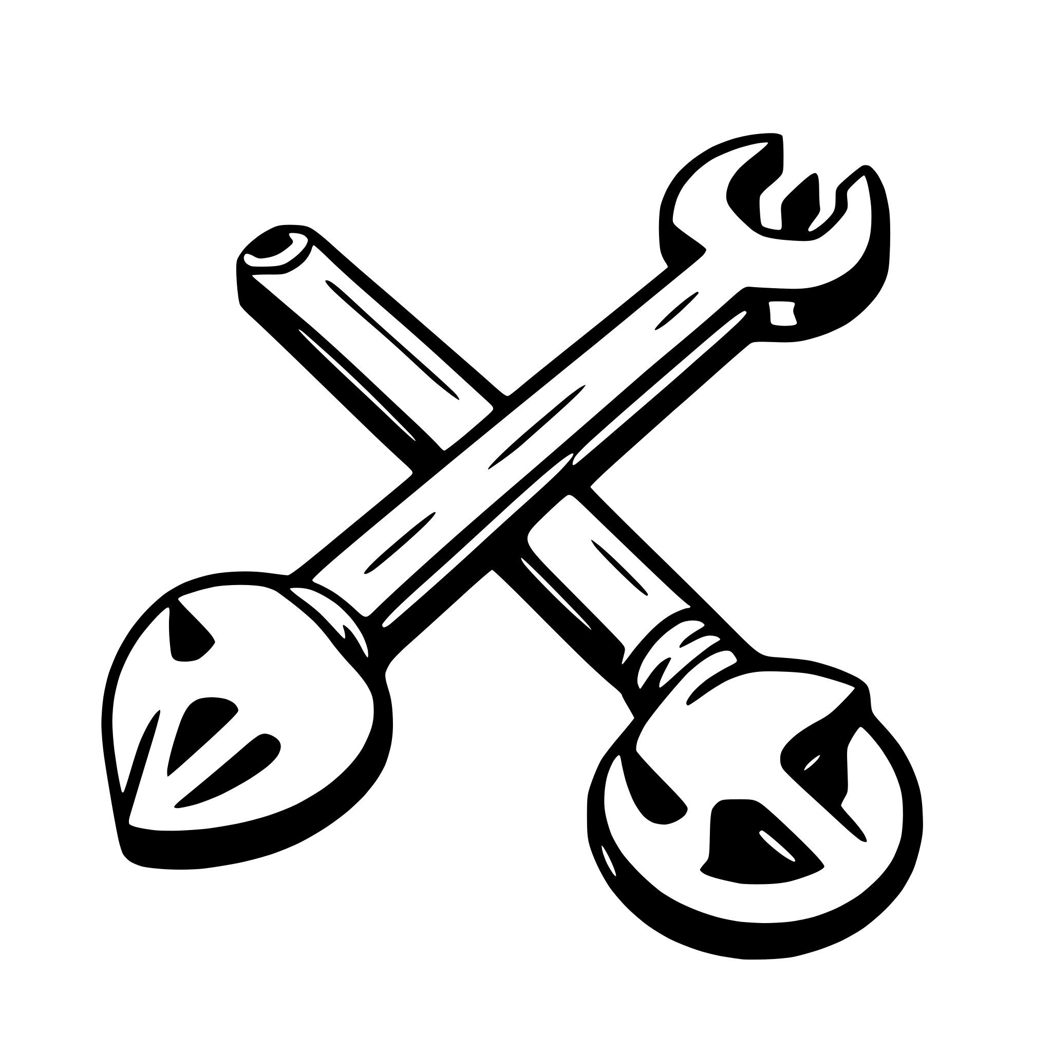 AI-generated SVG of 'wrench'