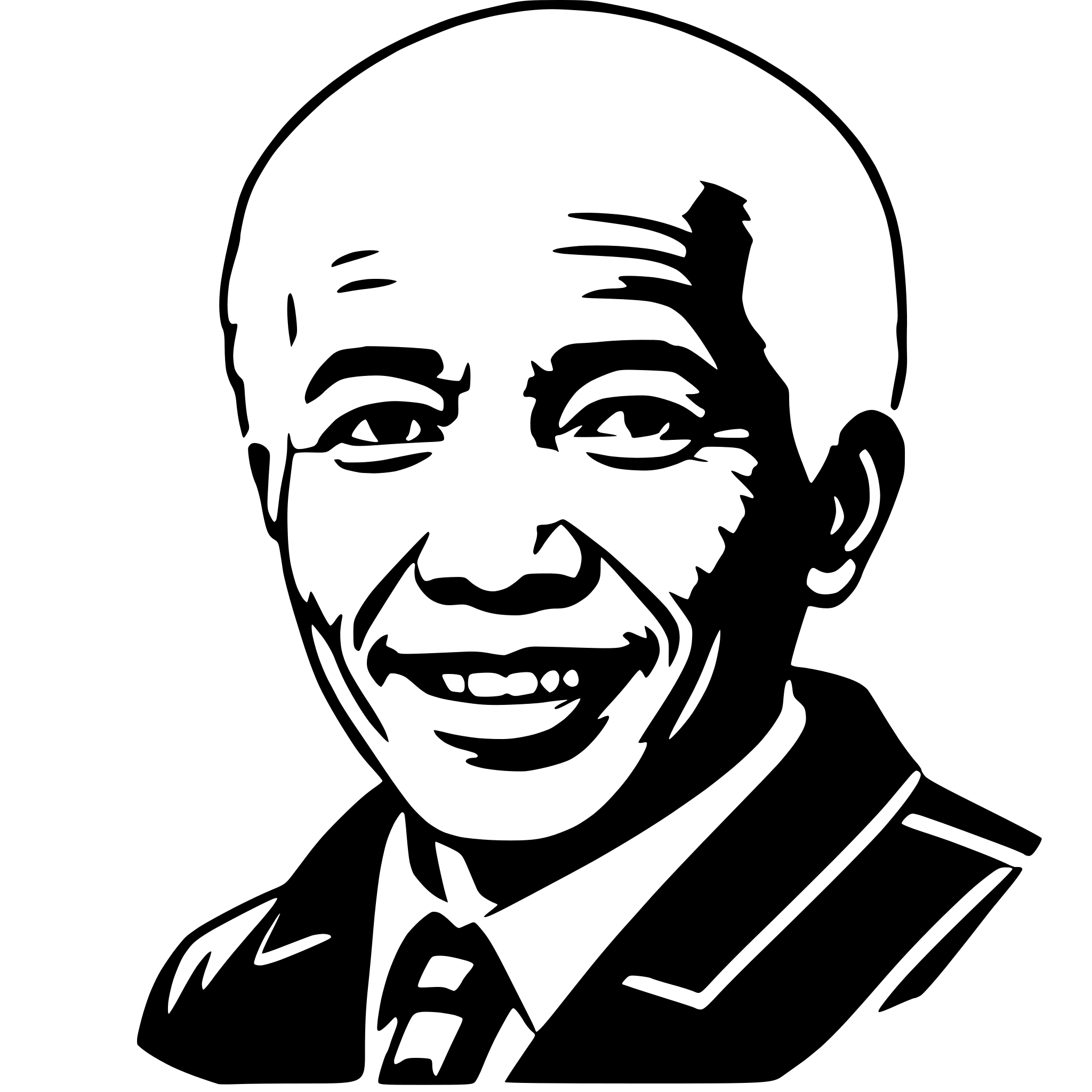 AI-generated SVG of 'nelson mandela'