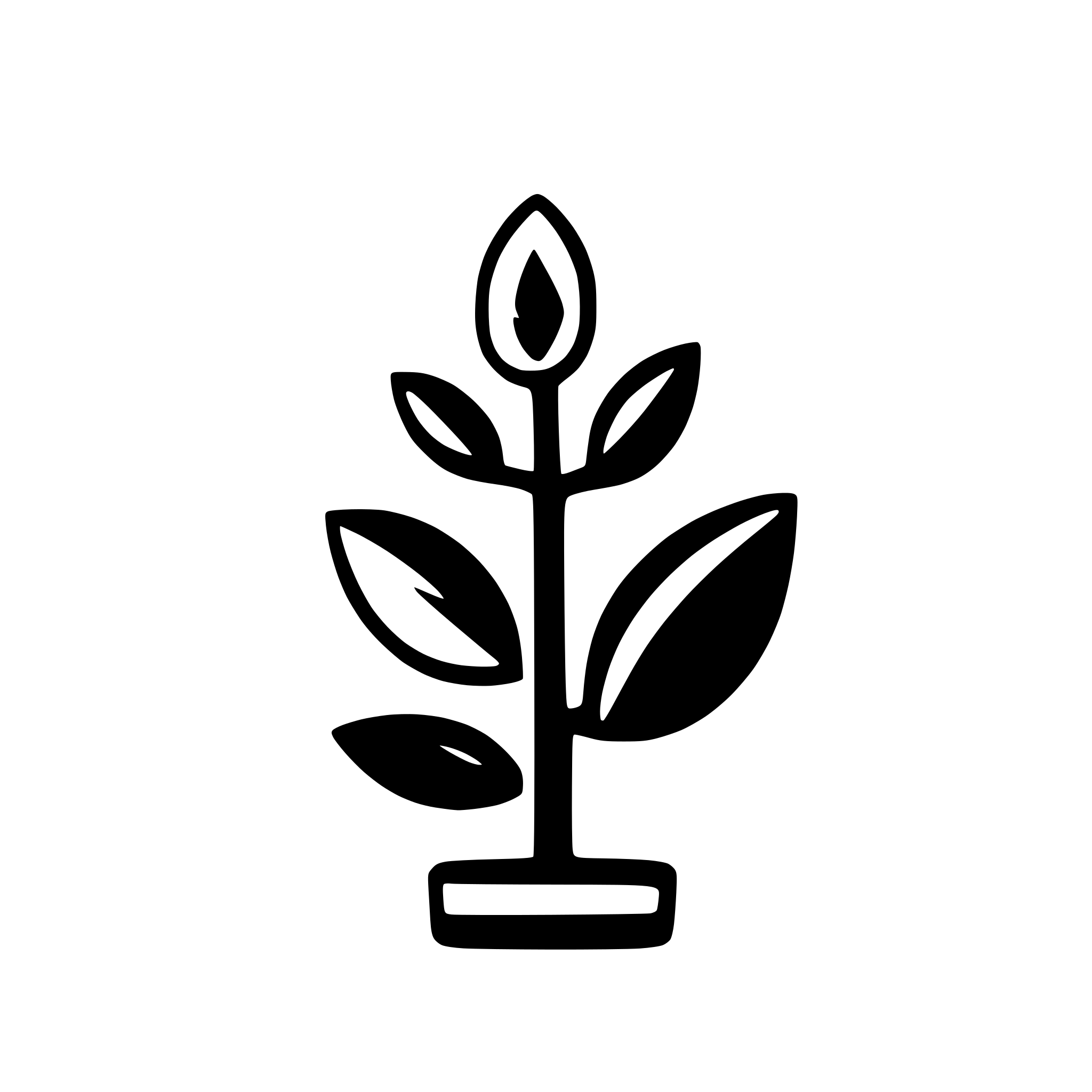 AI-generated SVG of a plant icon