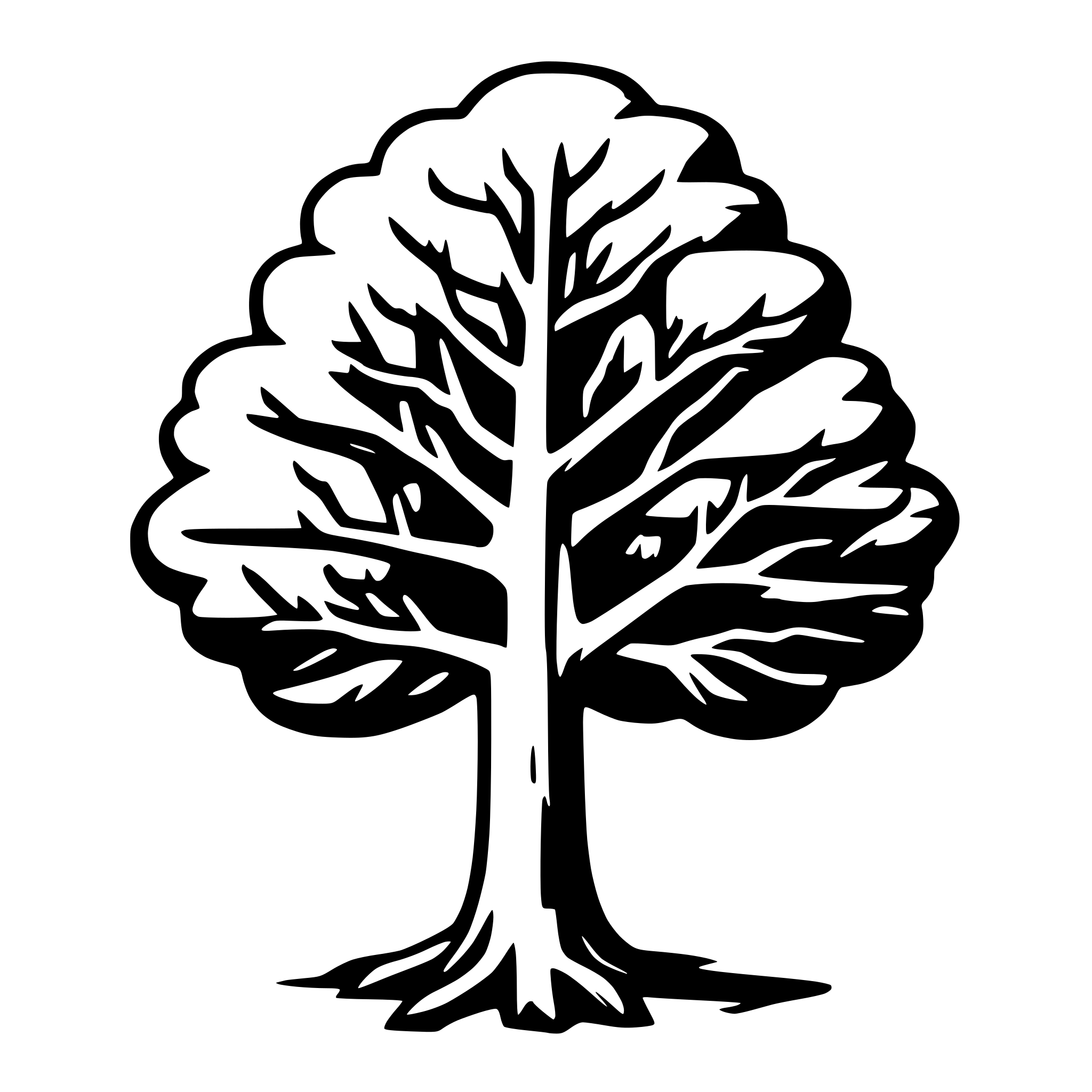 AI-generated SVG of 'tree diagram'