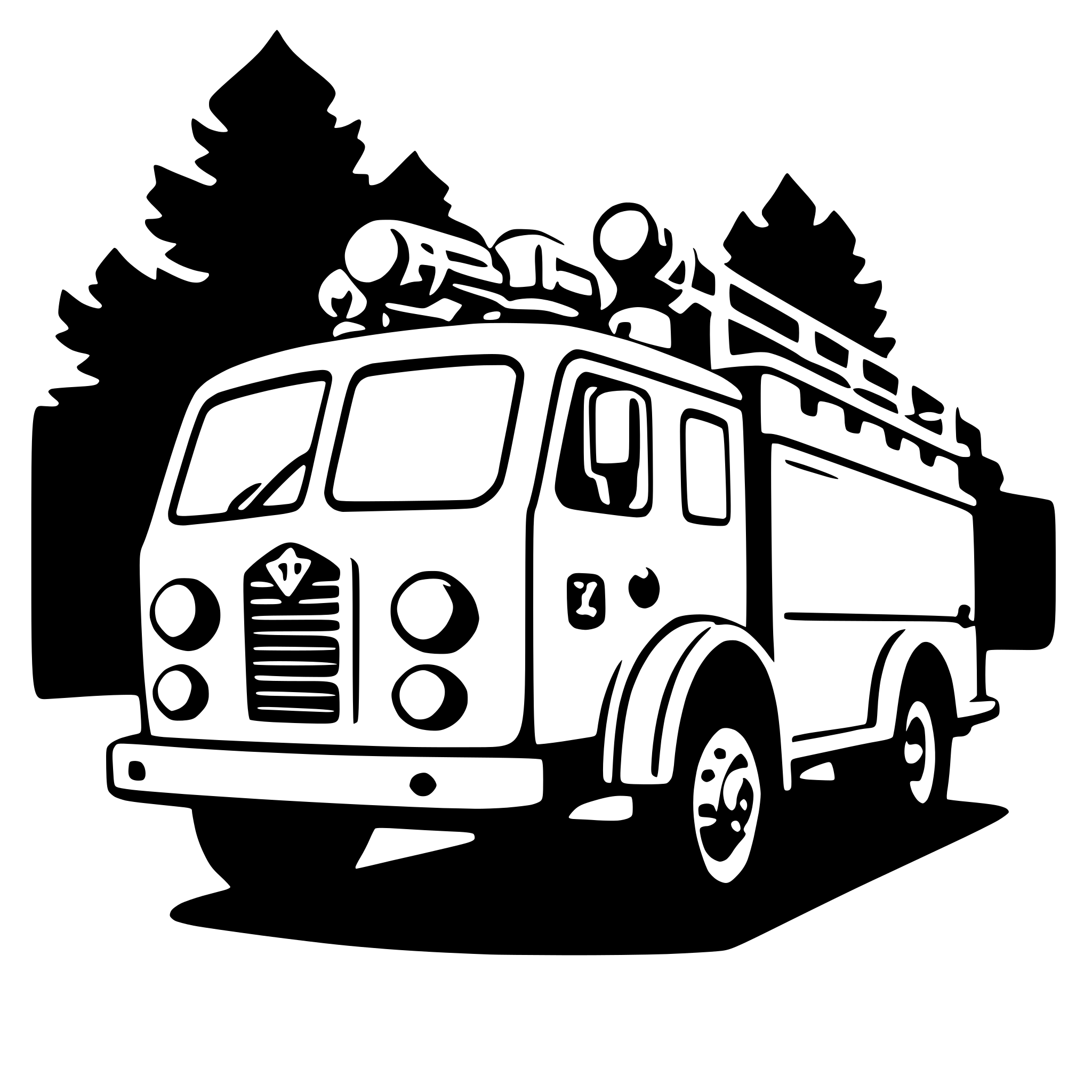 AI-generated SVG of a fire truck