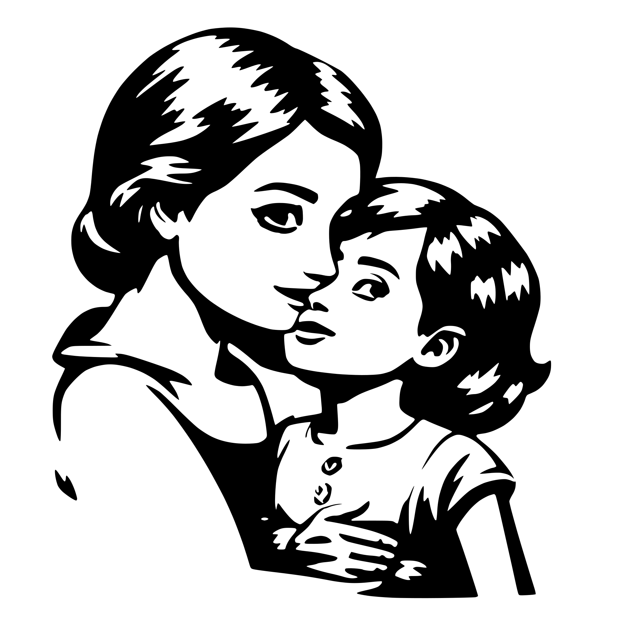 AI-generated SVG of 'I love you mom'