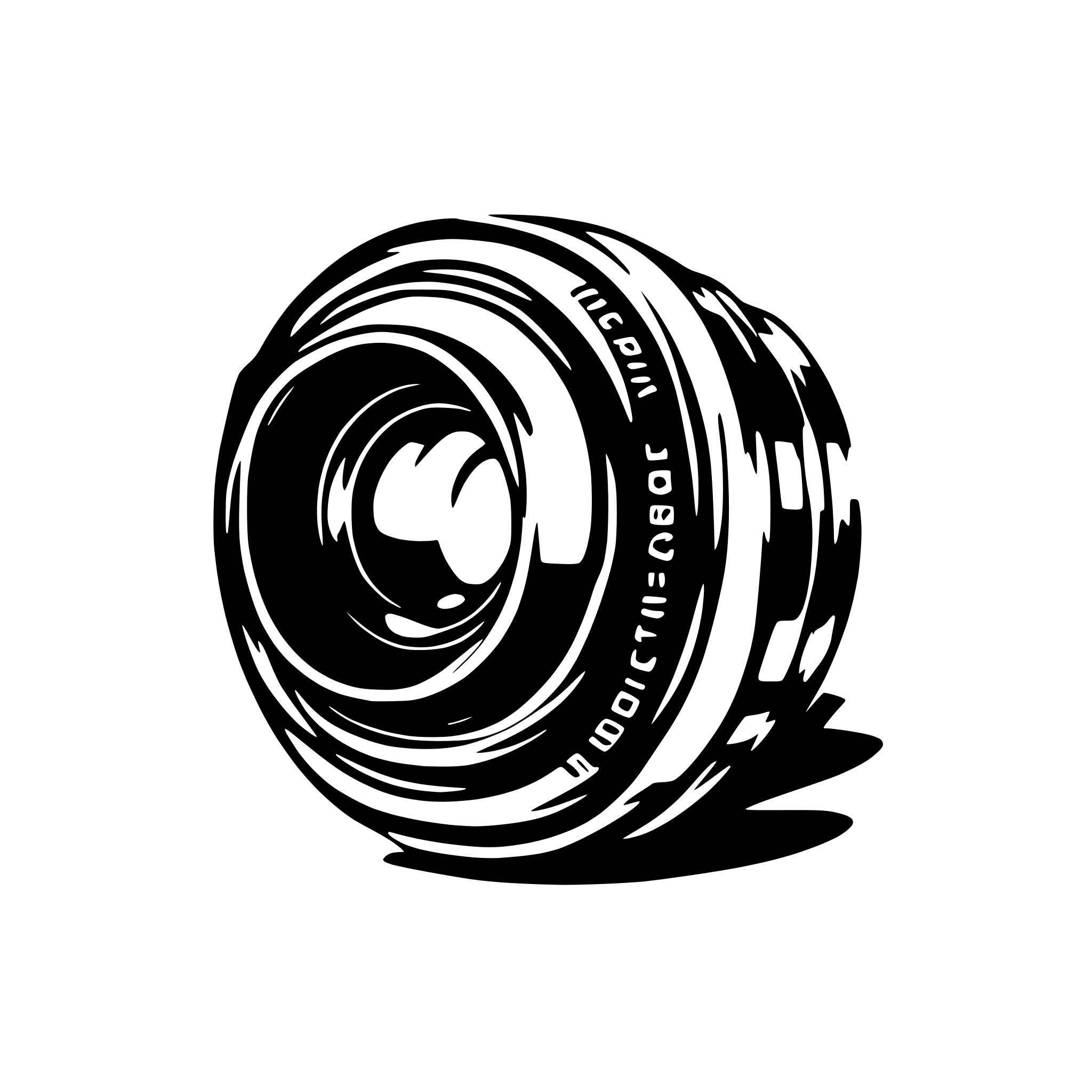 AI-generated SVG of a phone camera lens