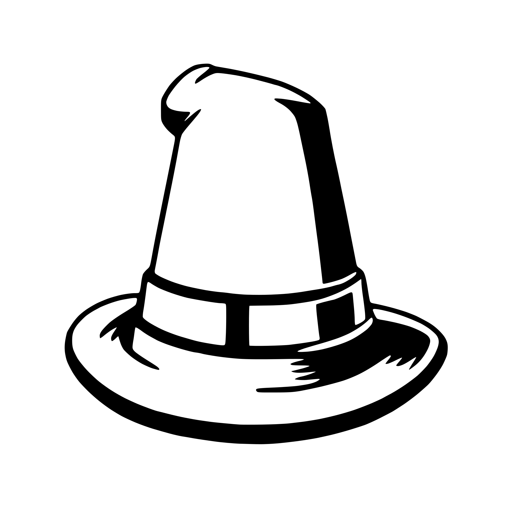 AI-generated SVG of 'christmas hat'