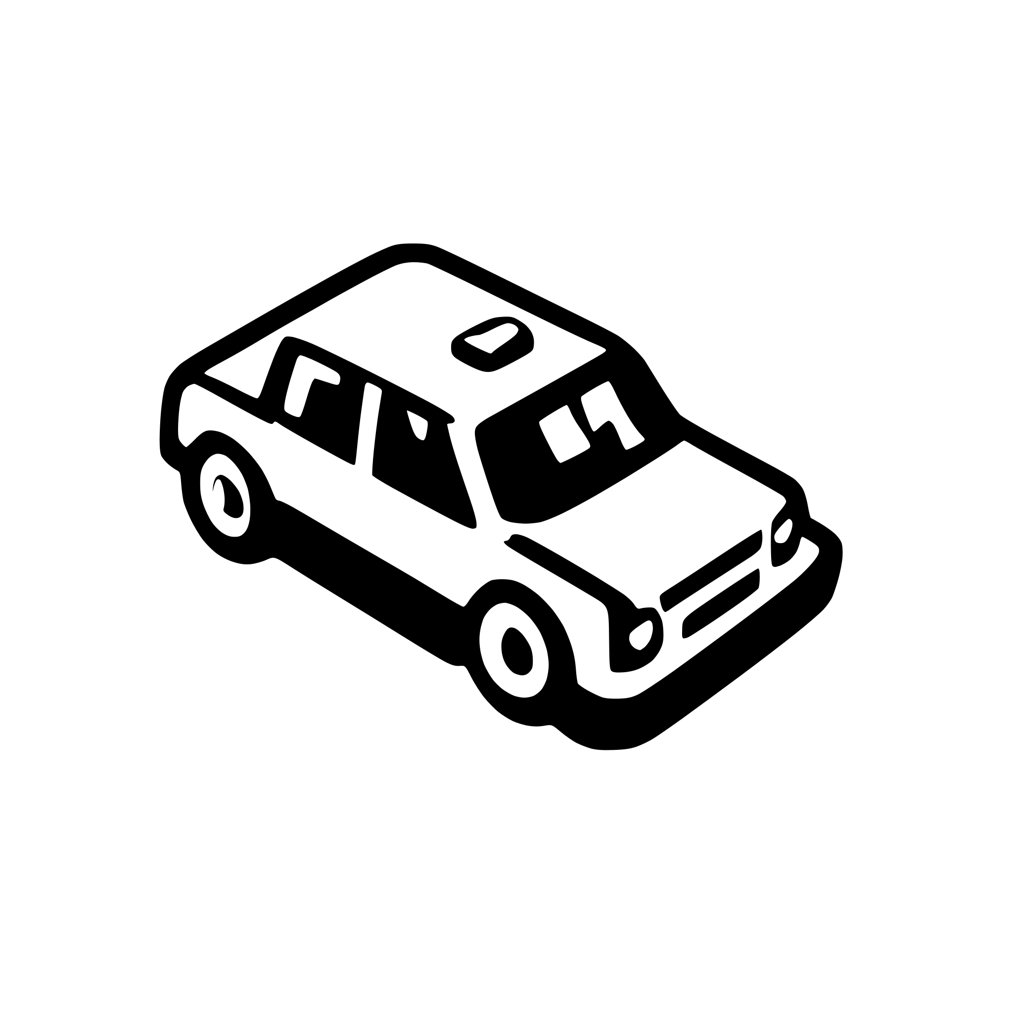 AI-generated SVG of a taxi