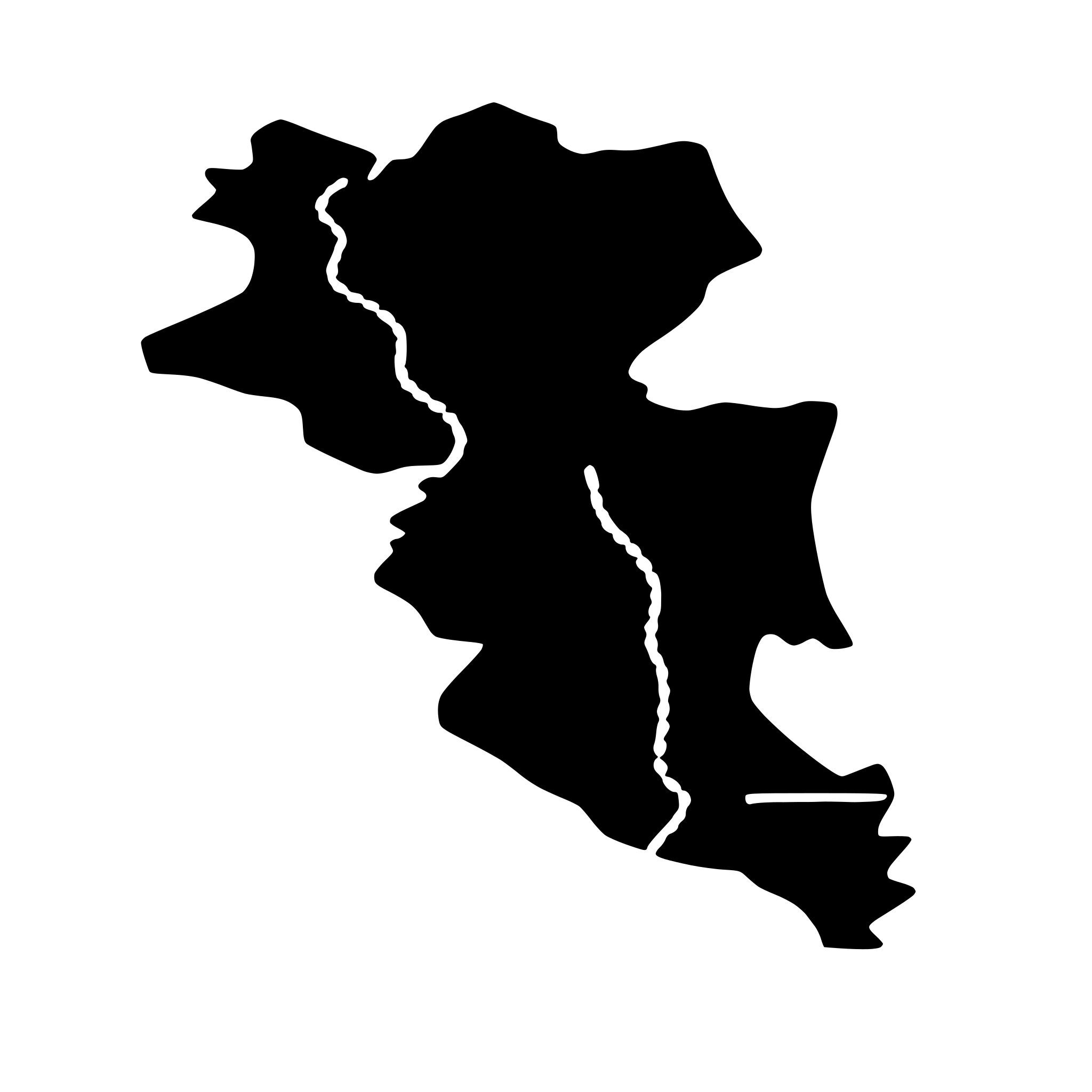 AI-generated SVG of a A map showing the Gulf of Mexico