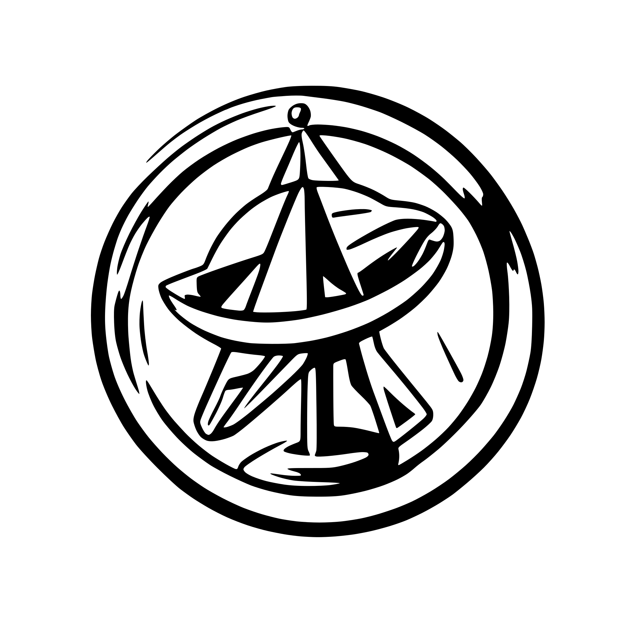 AI-generated SVG of a armillary, schematic, symbolic, logo, flat