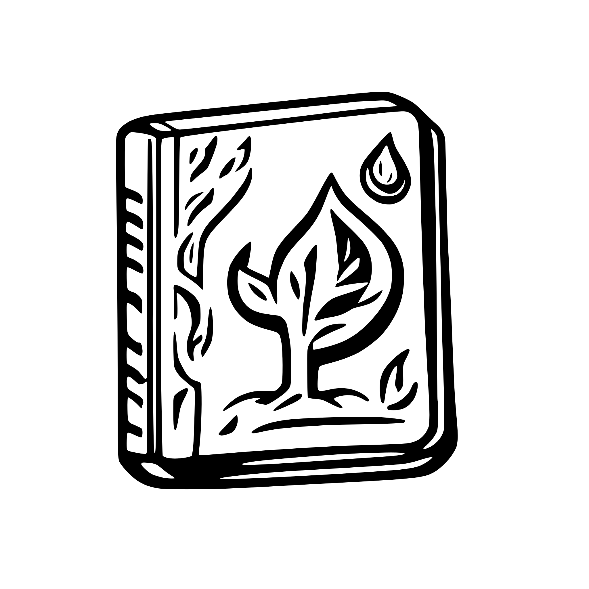 AI-generated SVG of a medieval magic book