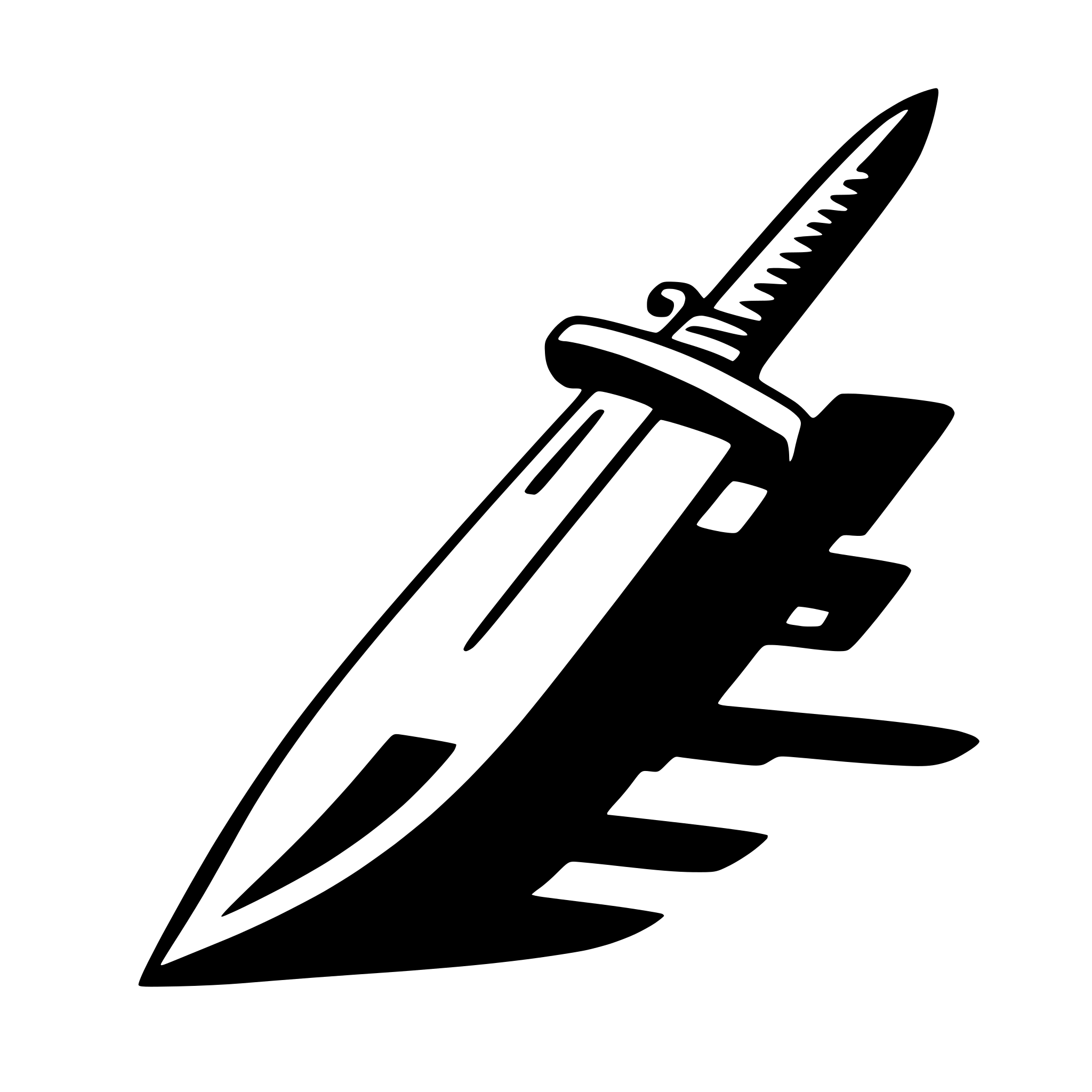 AI-generated SVG of a knife