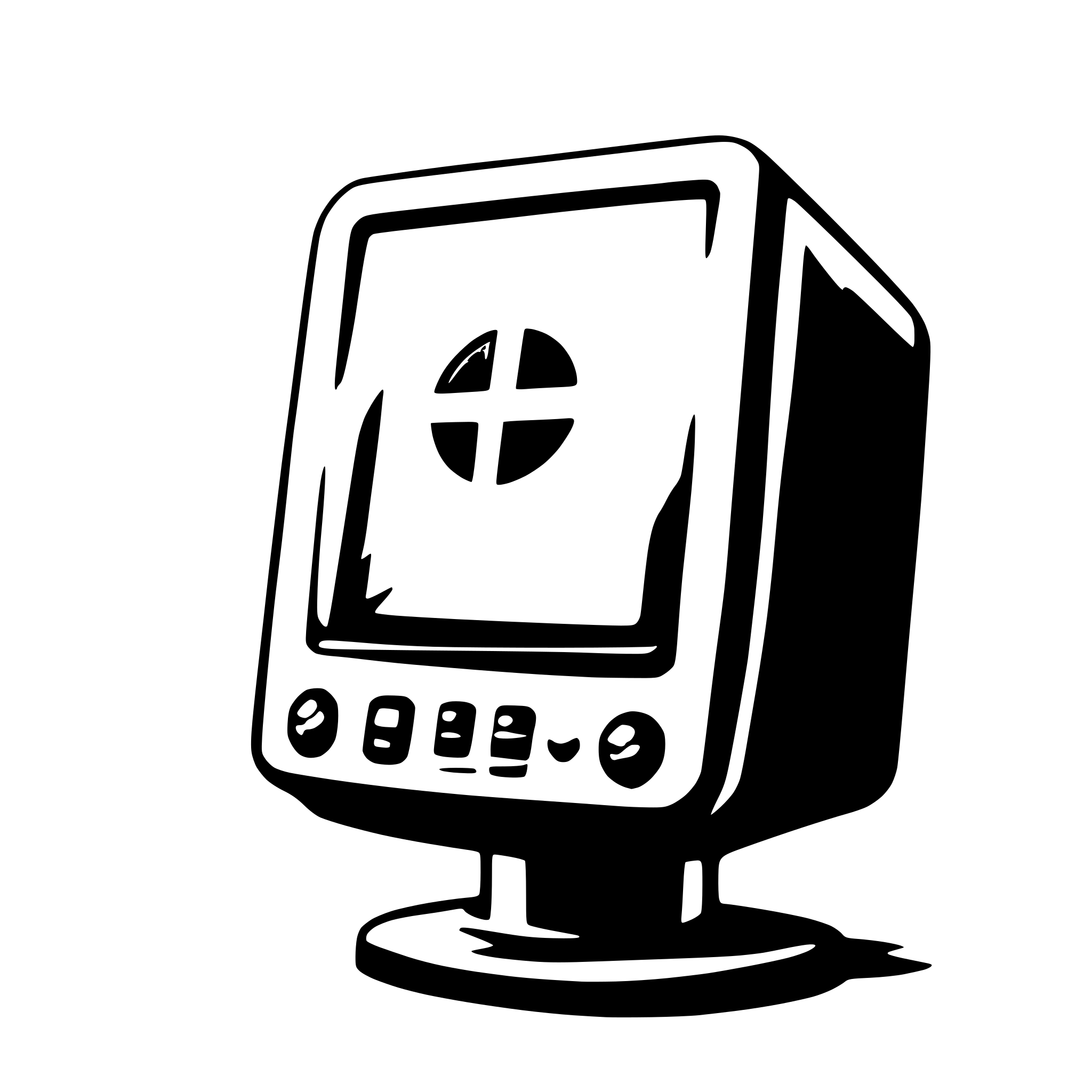 AI-generated SVG of 'checked mark with monitor'