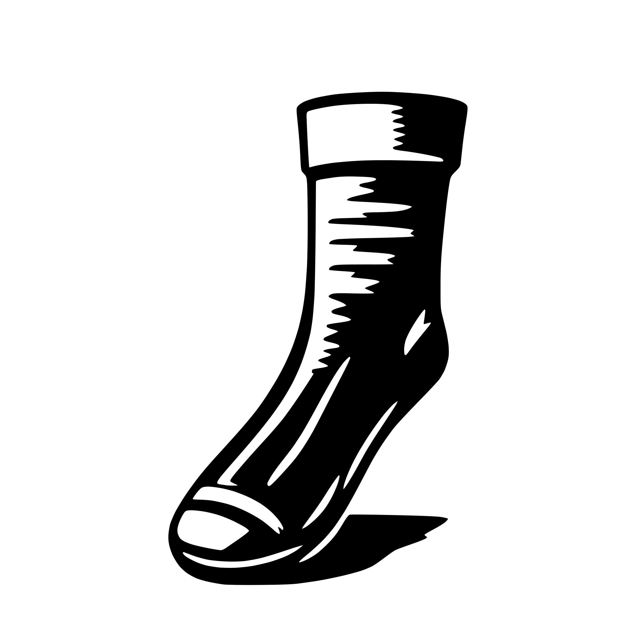 AI-generated SVG of 'sock'