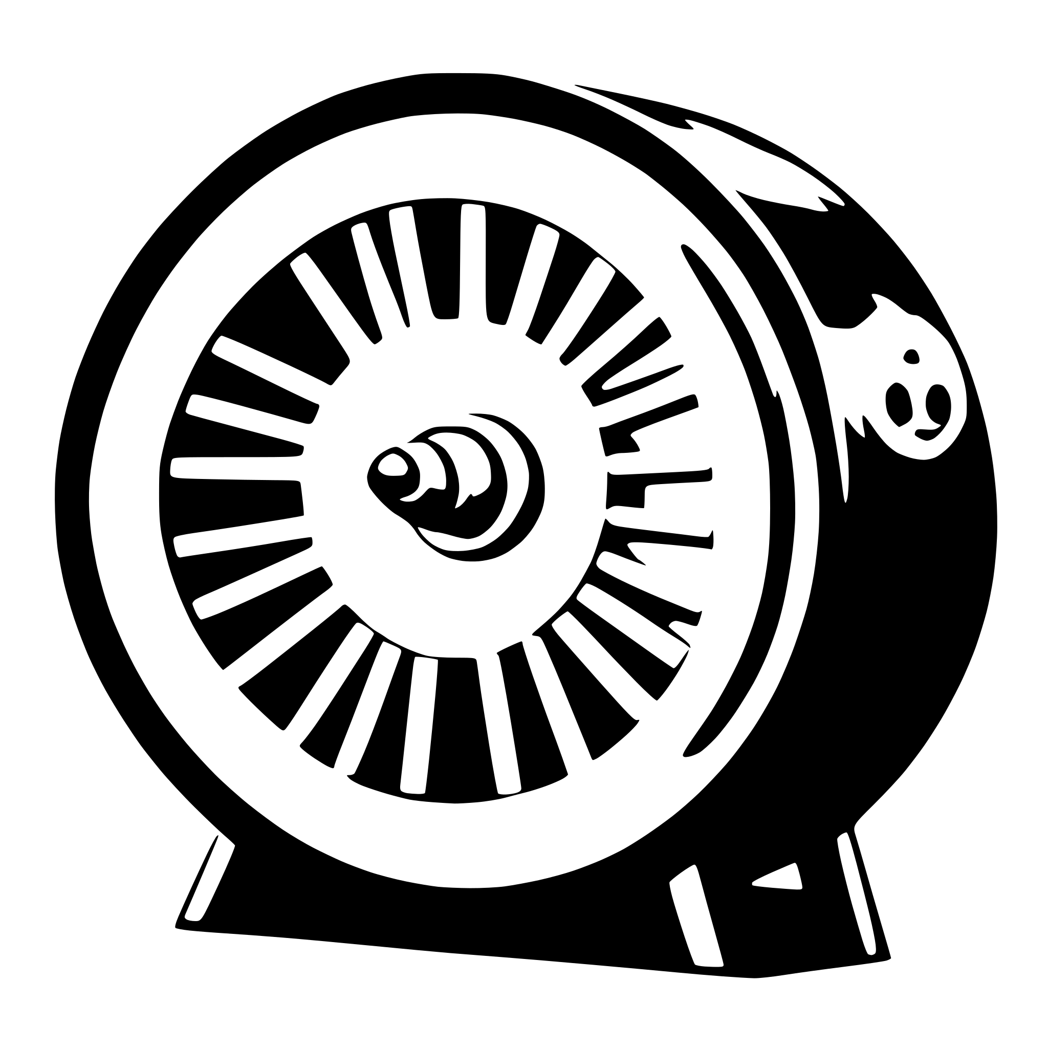 AI-generated SVG of 'Hamster wheel'