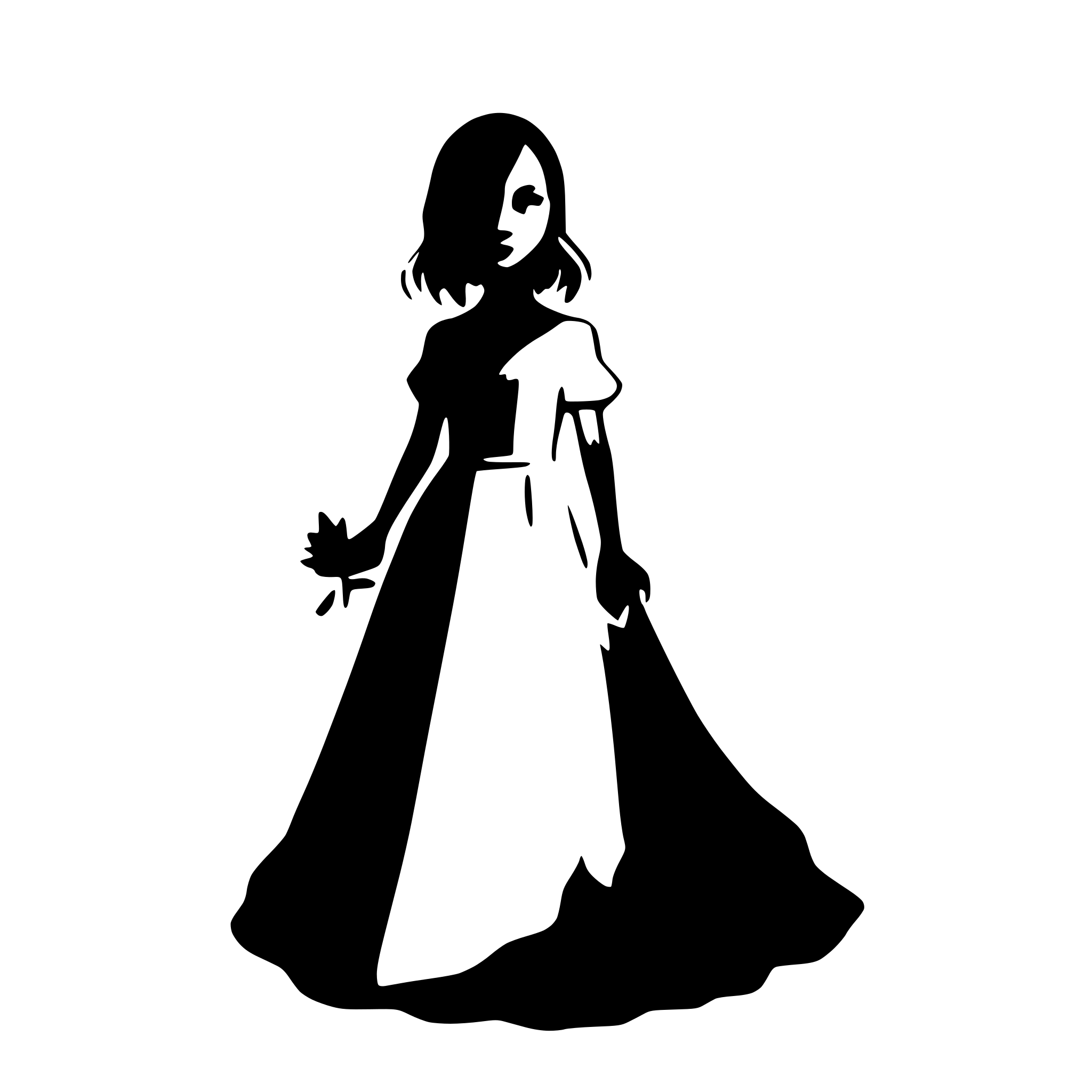 AI-generated SVG of a ghost