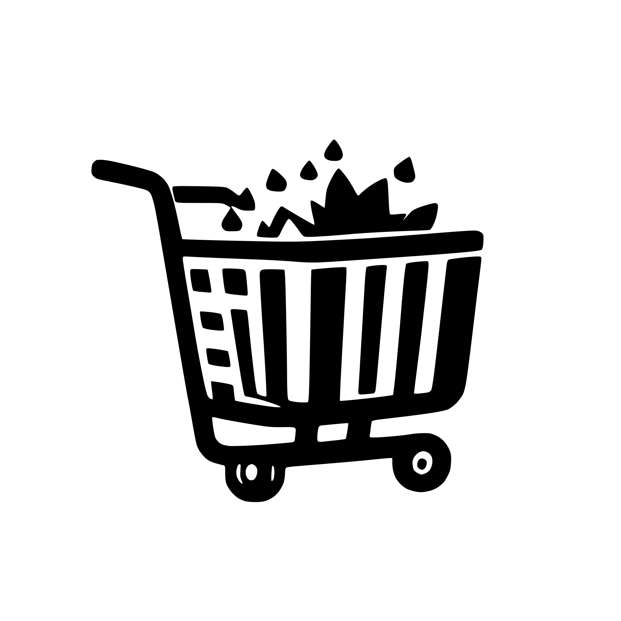 AI-generated SVG of 'shopping cart explode dynamite'