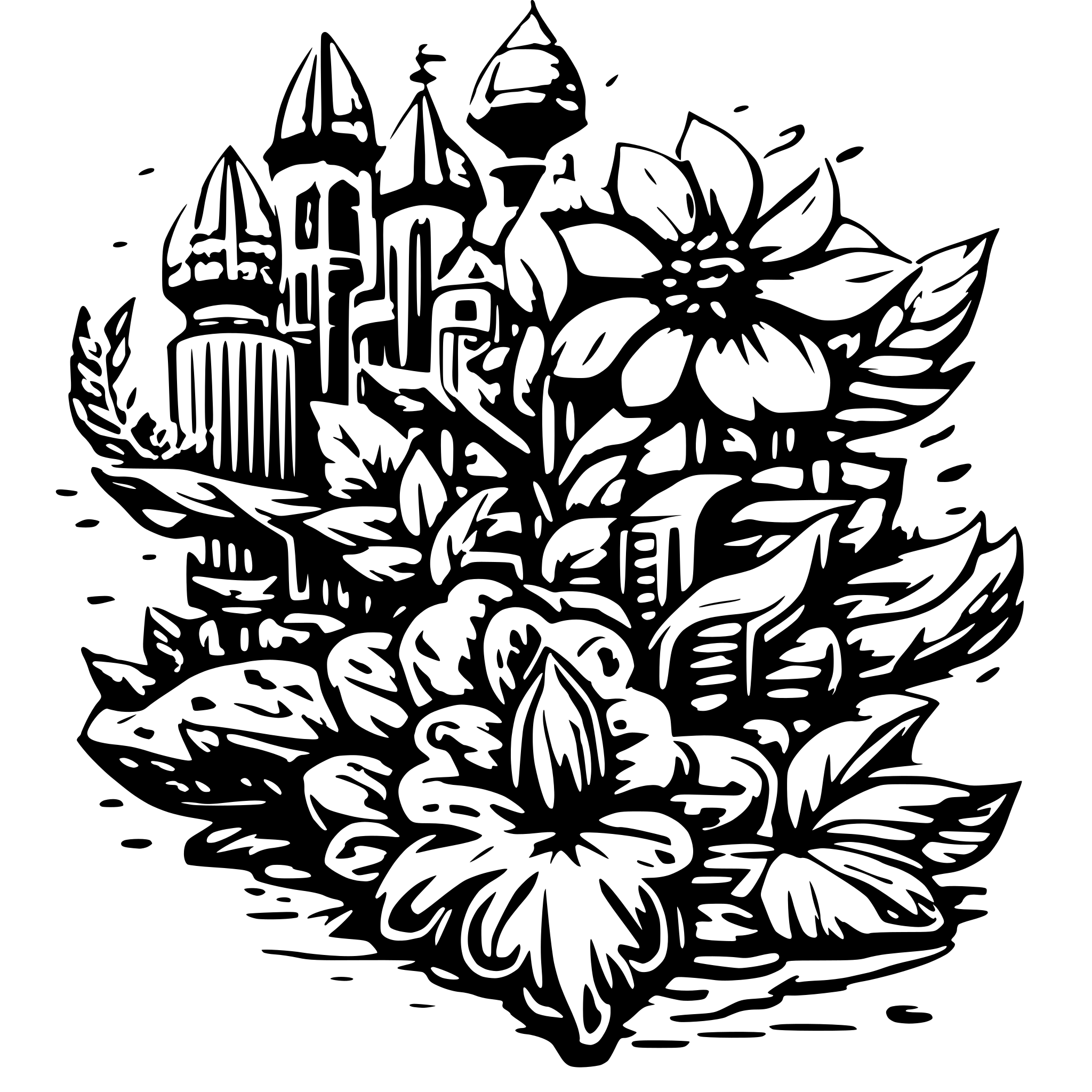 AI-generated SVG of a Deaa Khankan decorated