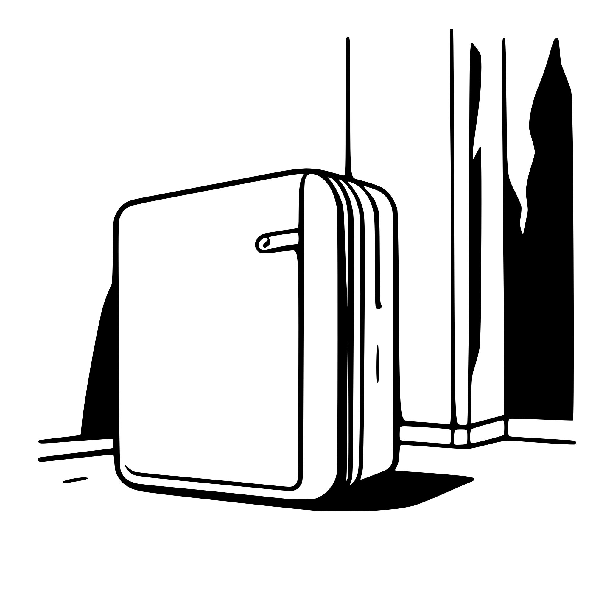 AI-generated SVG of a single locker outline line drawing simple