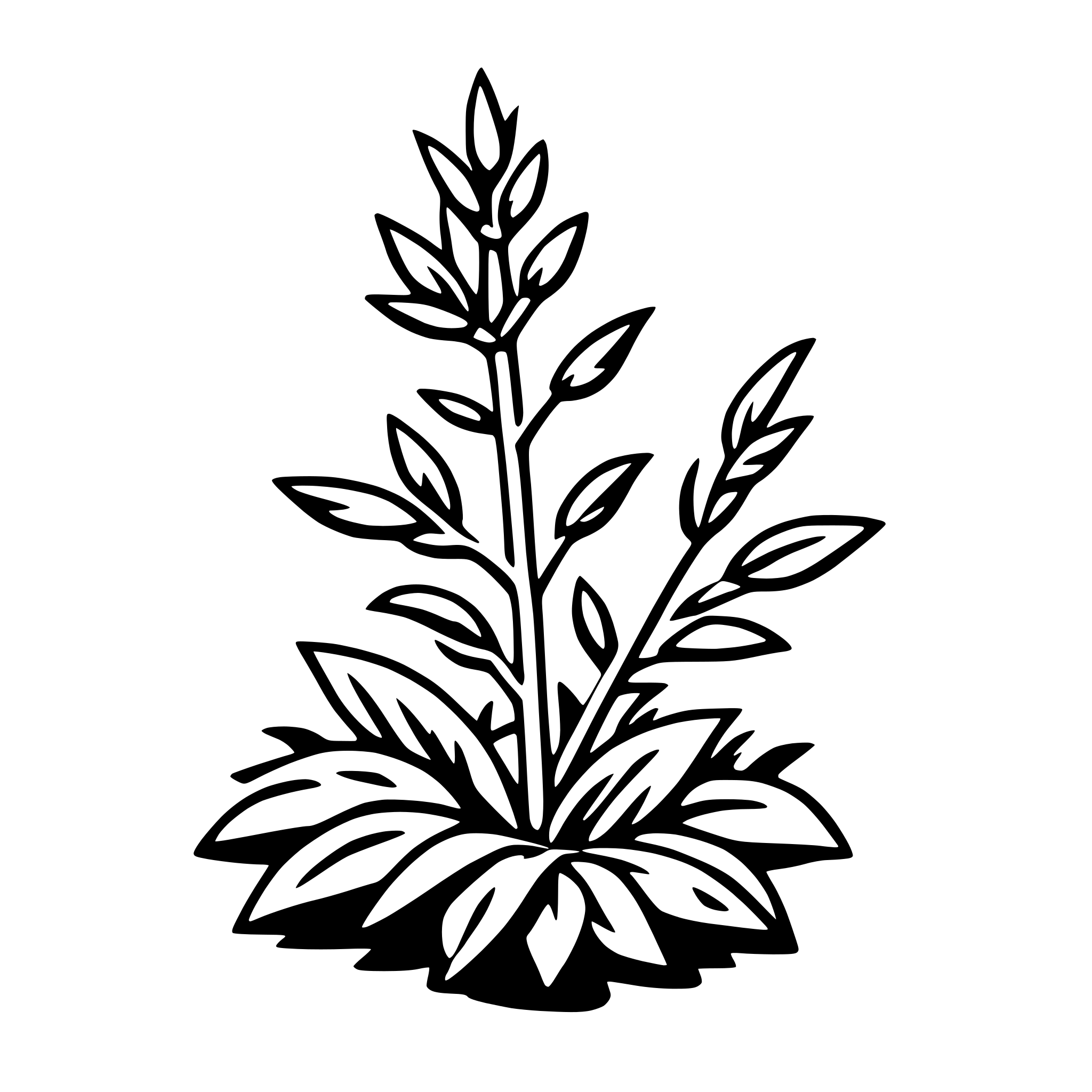 AI-generated SVG of a rosemary