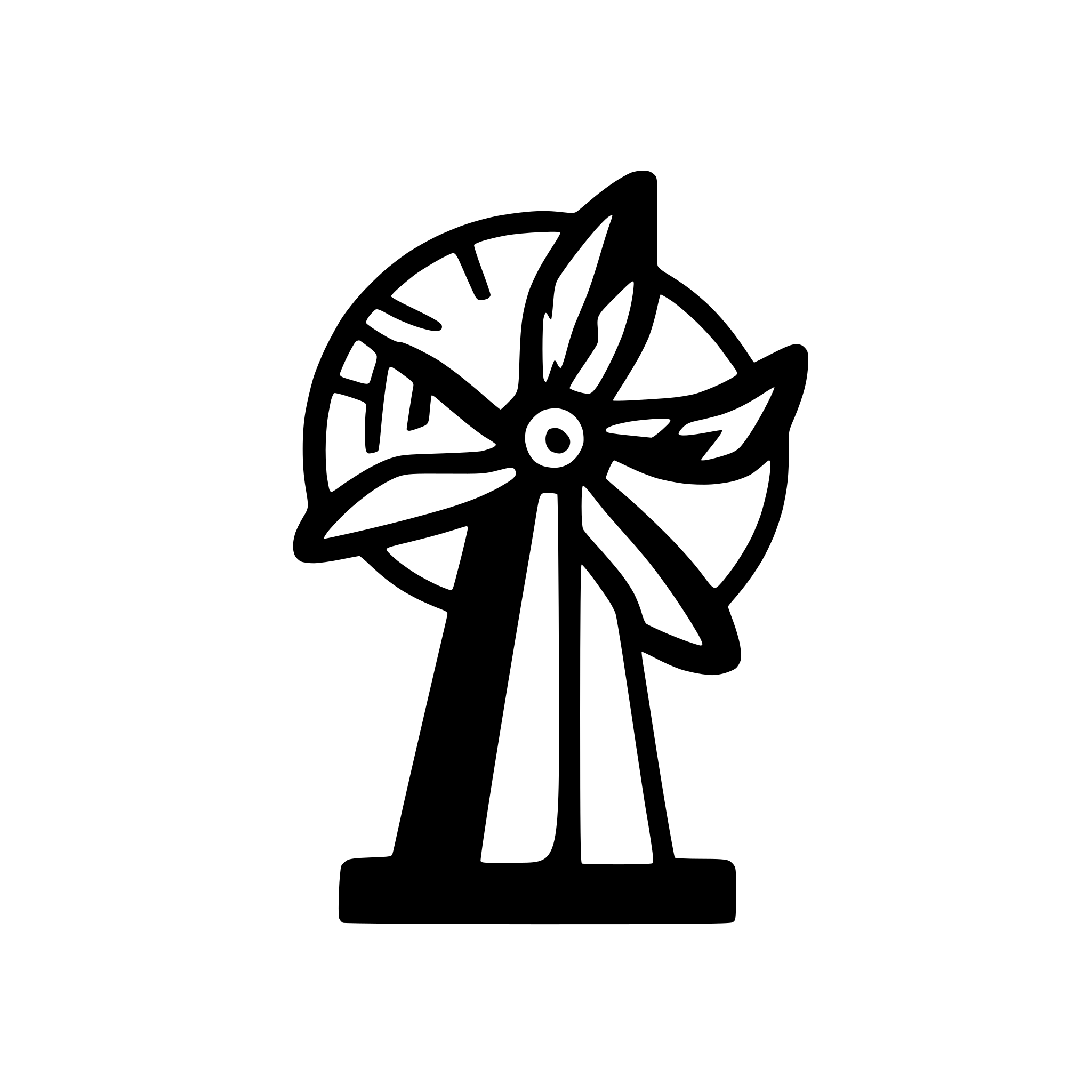 AI-generated SVG of 'wind generator'