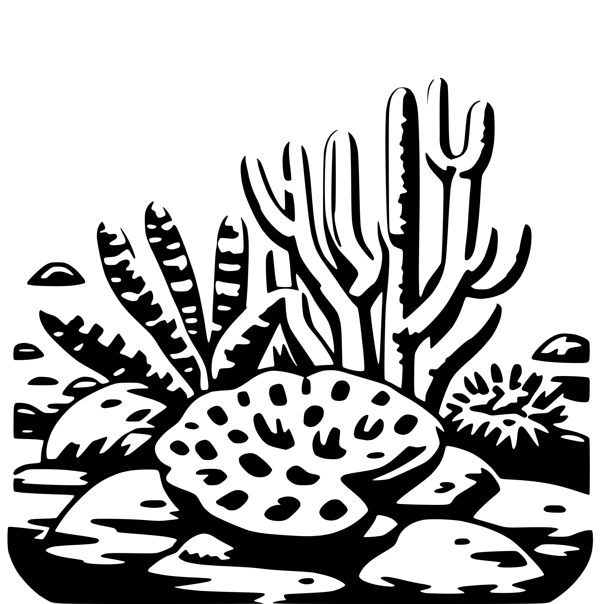 AI-generated SVG of a coral reef