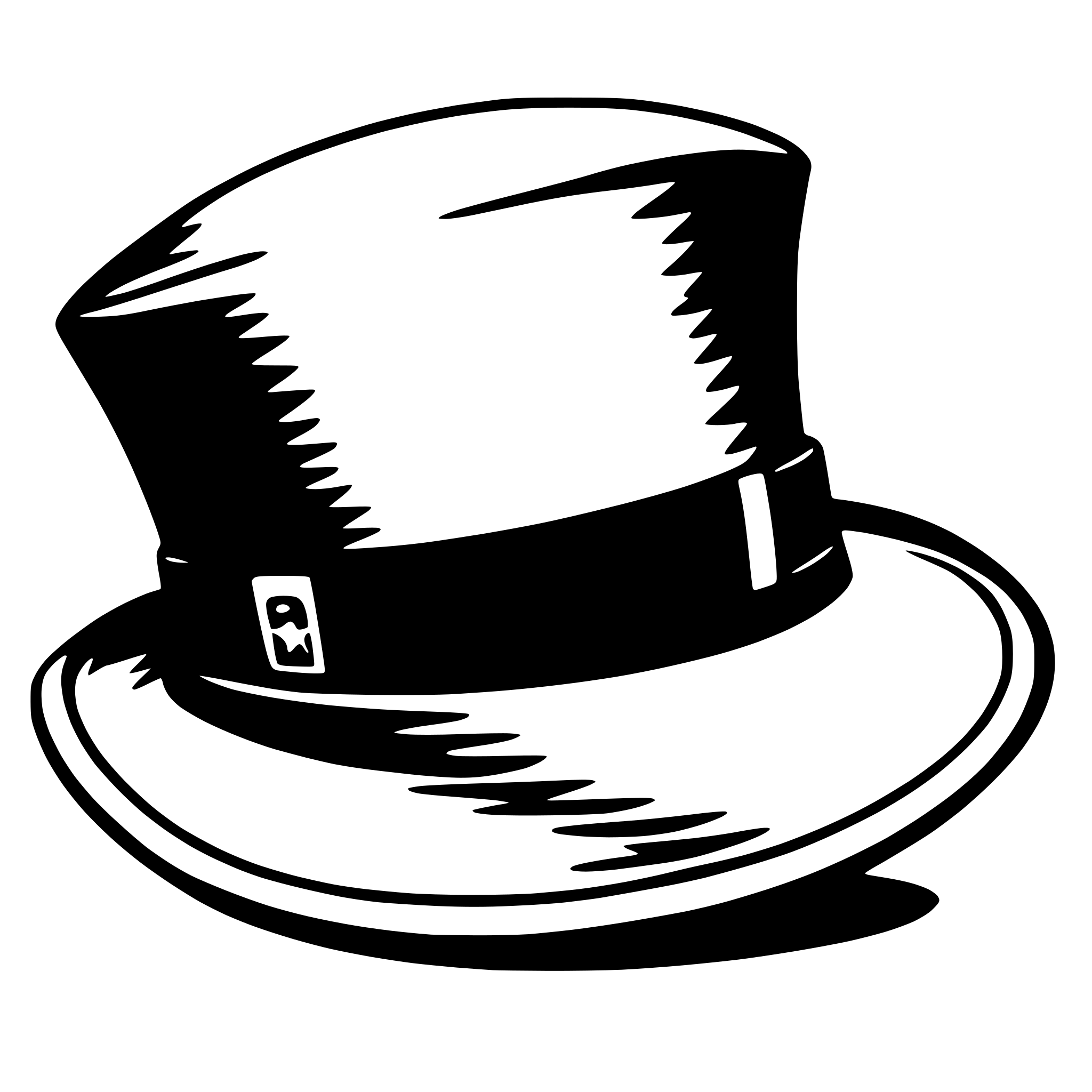 AI-generated SVG of 'hat'