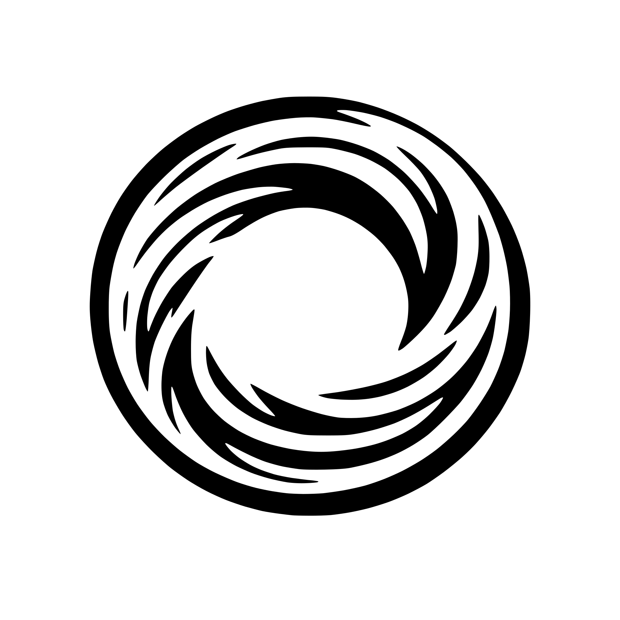 AI-generated SVG of 'abstract waves forming a circle'
