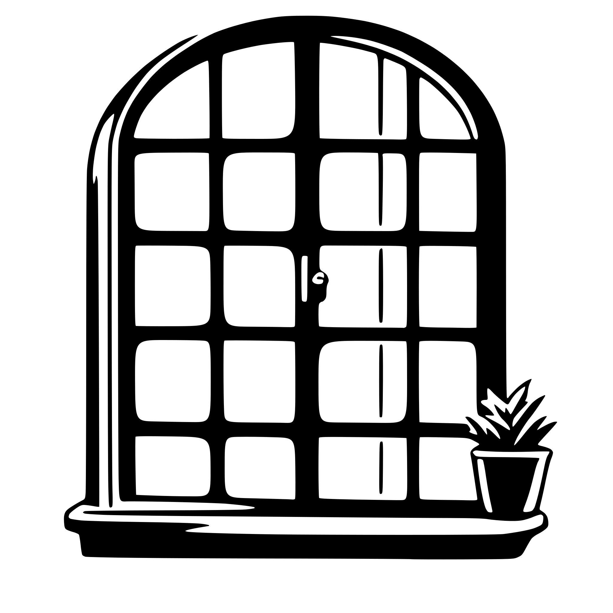 AI-generated SVG of 'window'