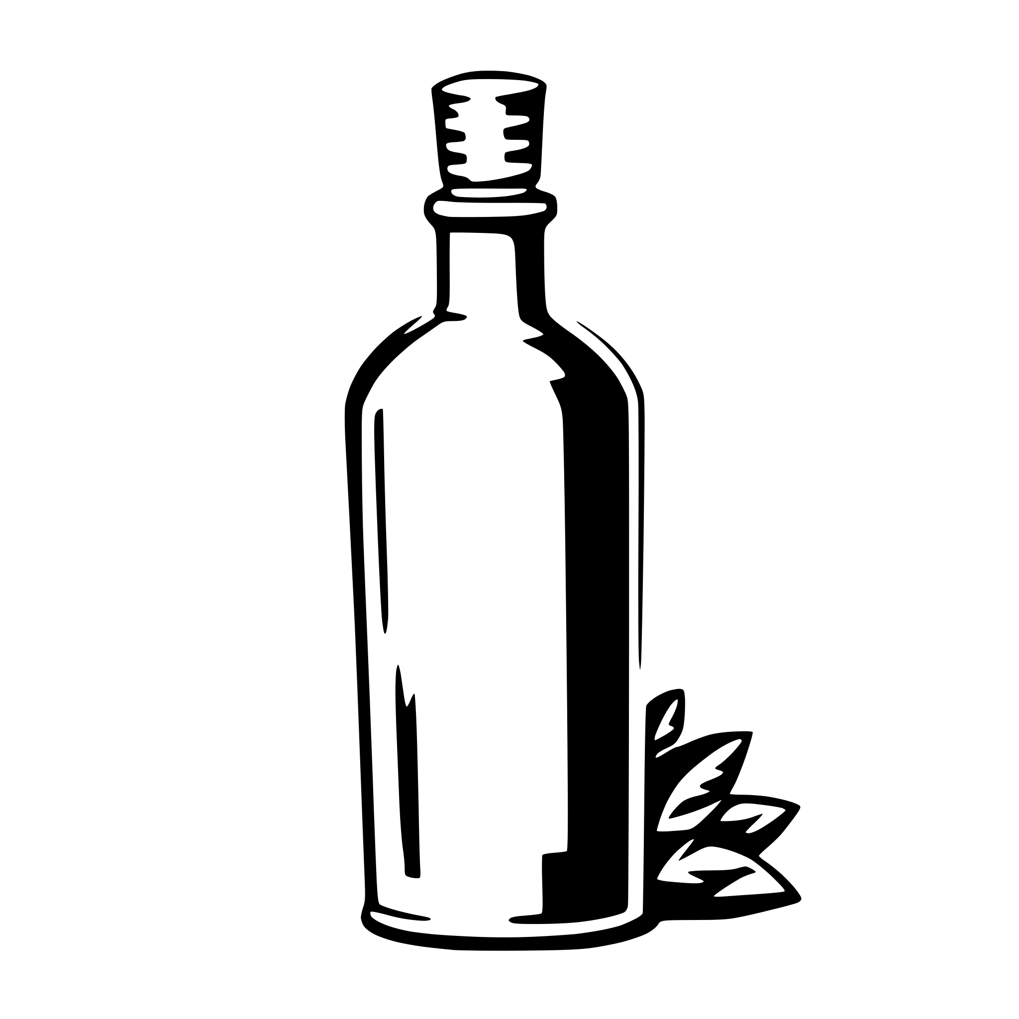 AI-generated SVG of a bottle