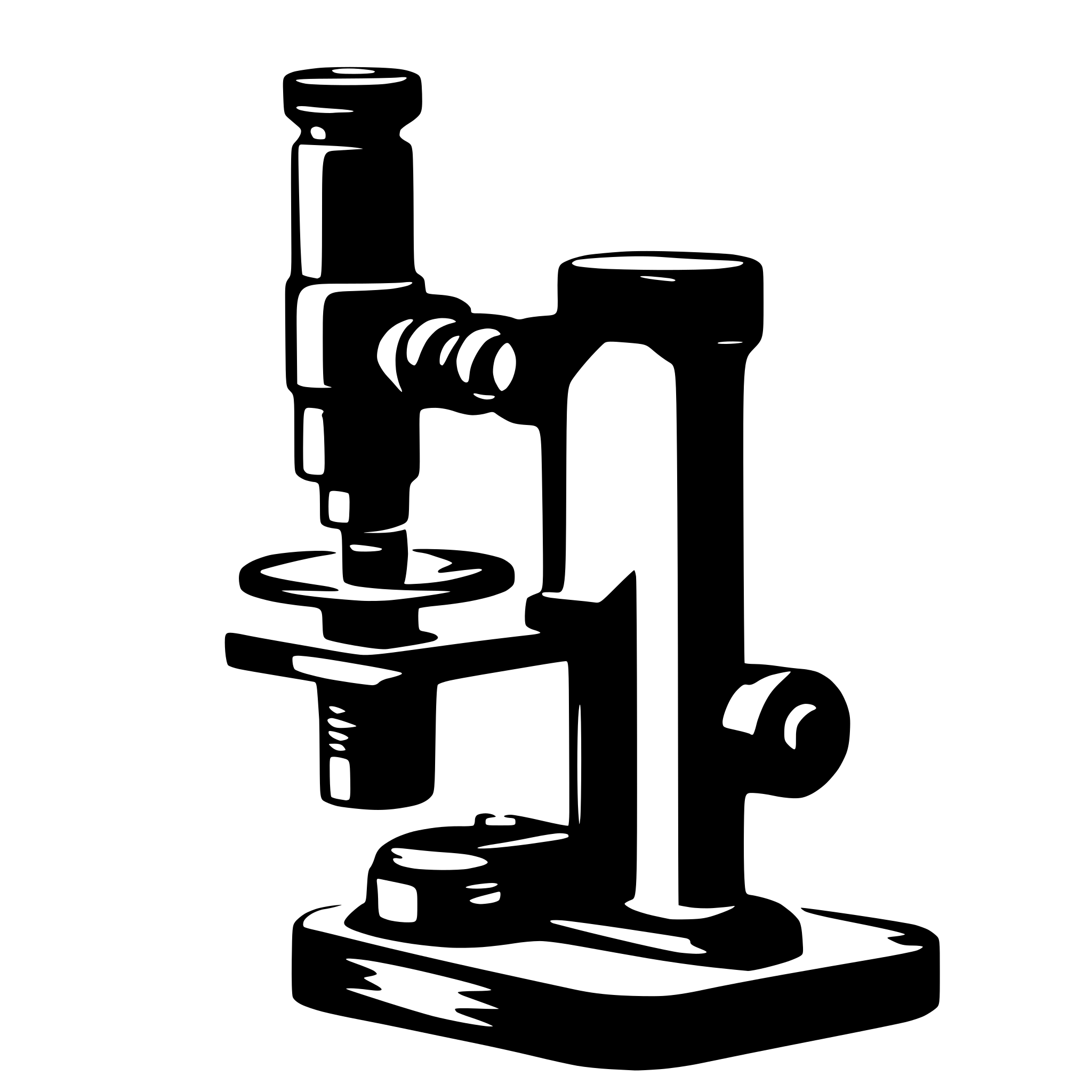 AI-generated SVG of 'inverted microscope'