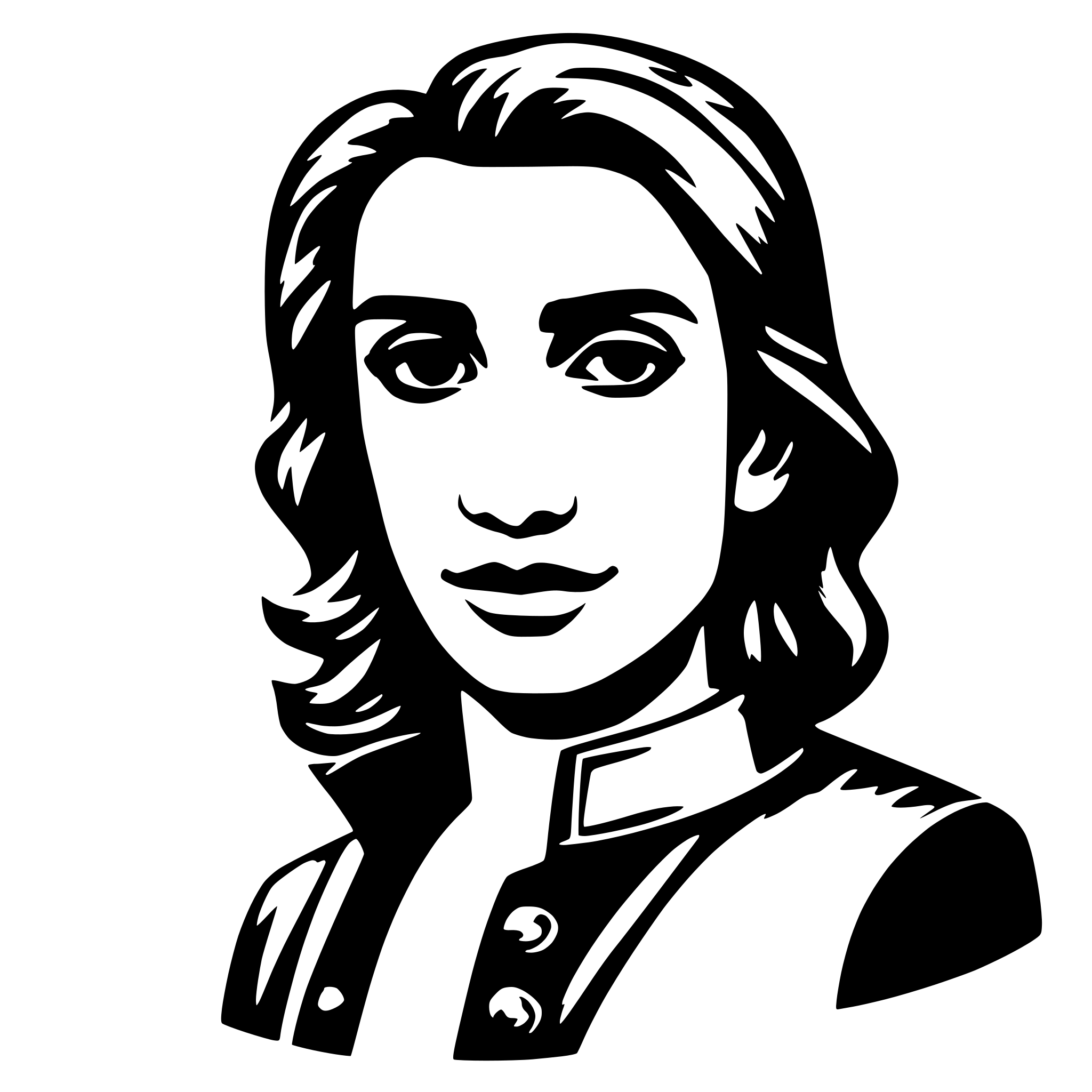 AI-generated SVG of 'Adeel'