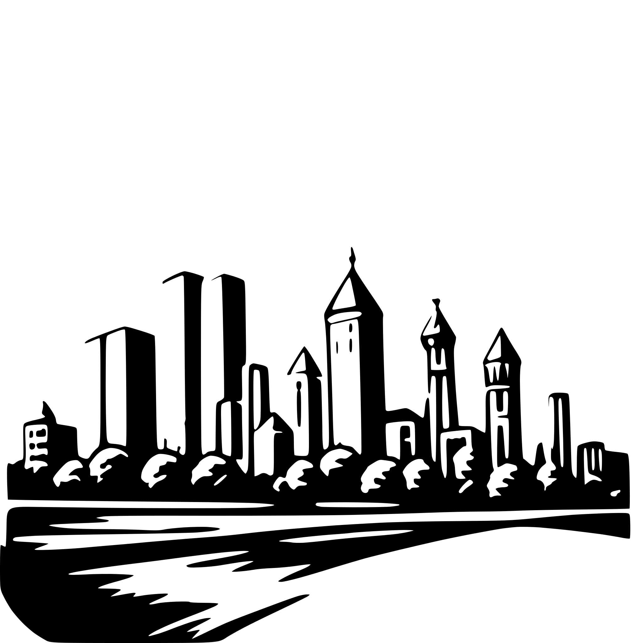 AI-generated SVG of a city skyline