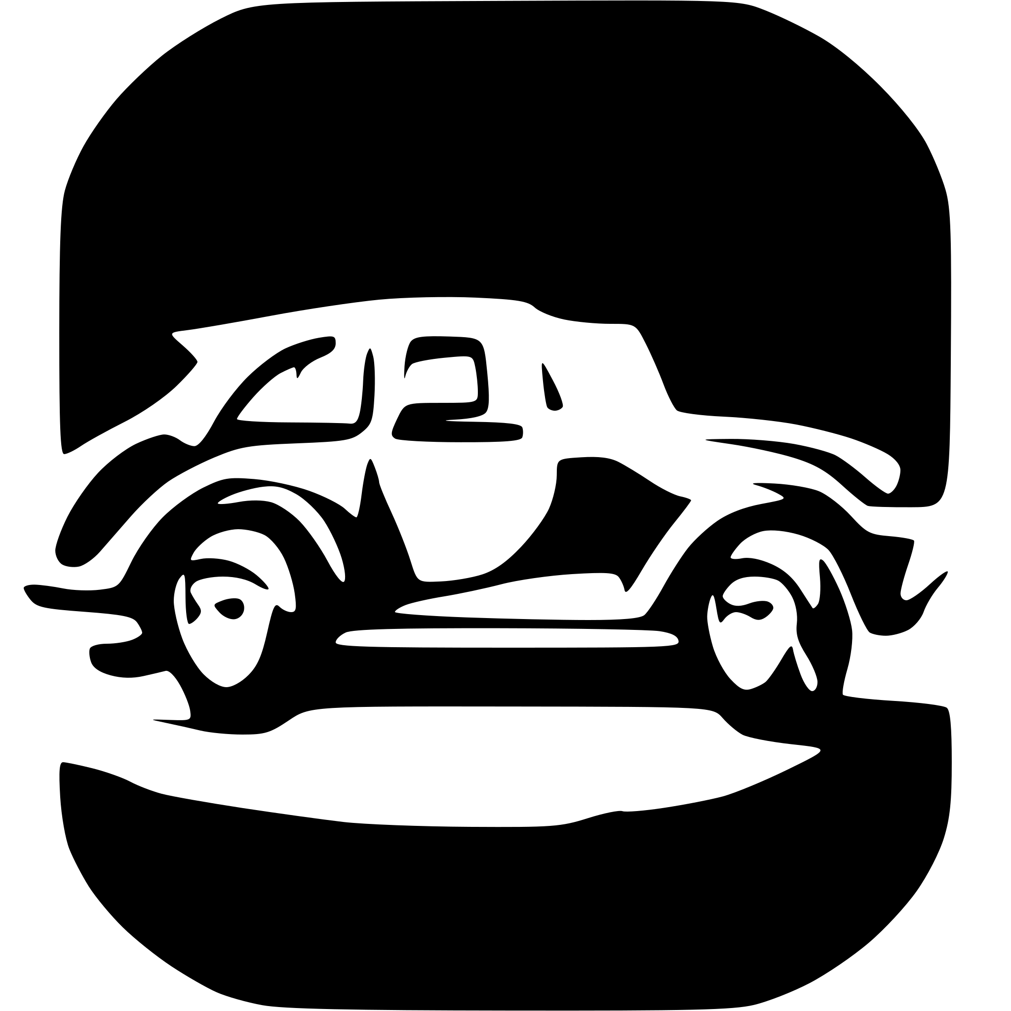AI-generated SVG of 'Beatle Classic Car front'