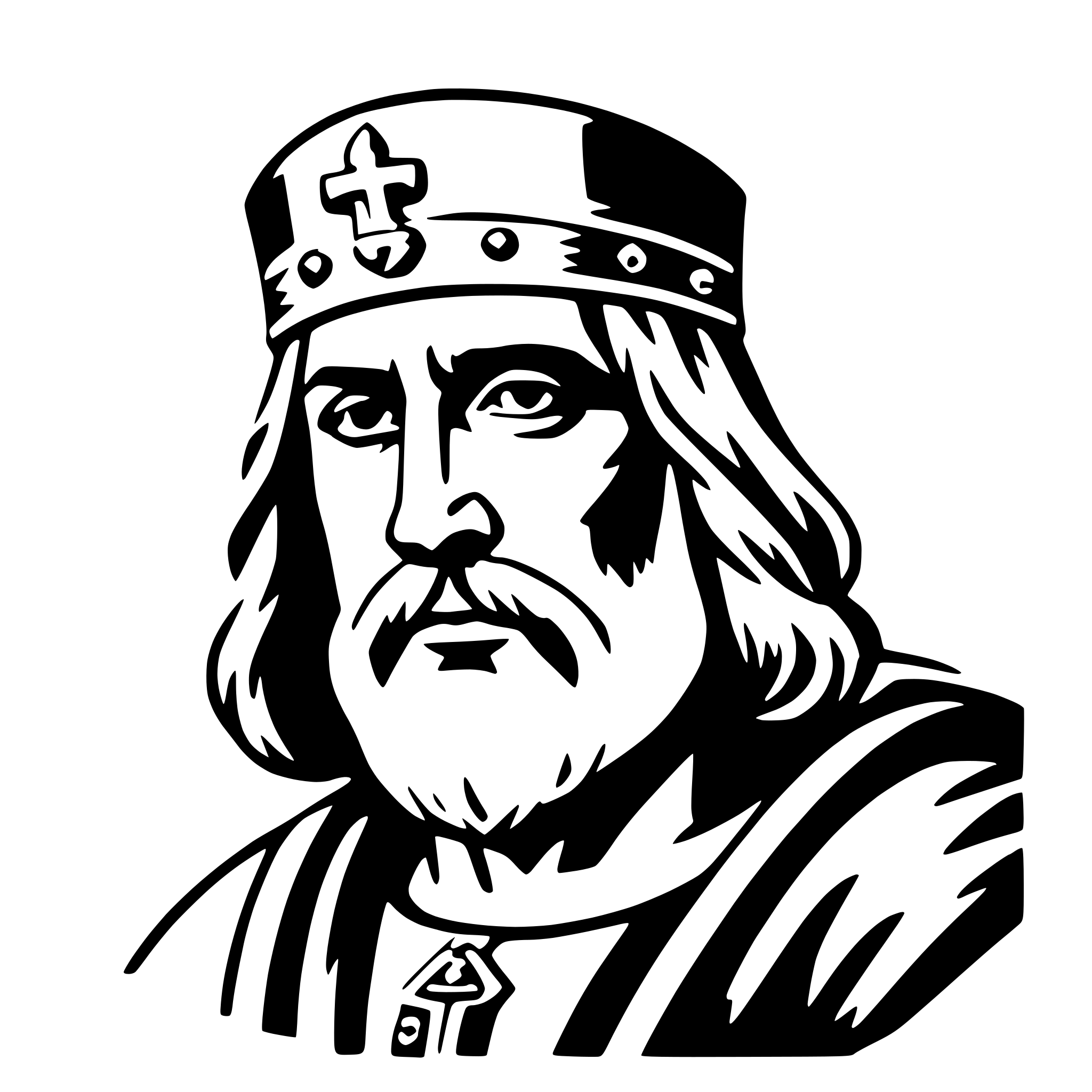 AI-generated SVG of 'charlemagne'