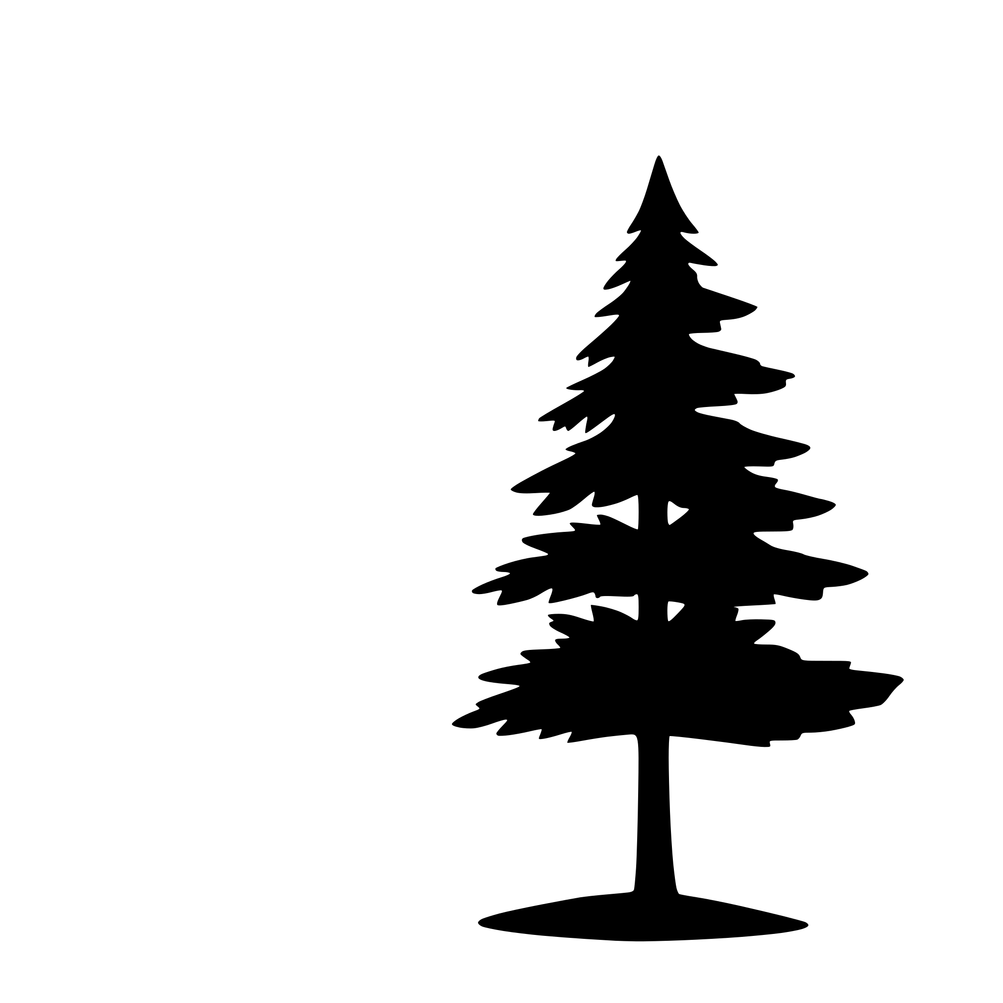 AI-generated SVG of a a pine tree