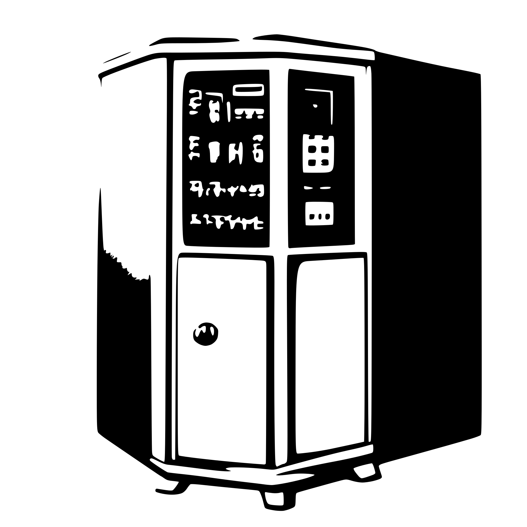 AI-generated SVG of 'electrical cabinet 2d color front view'