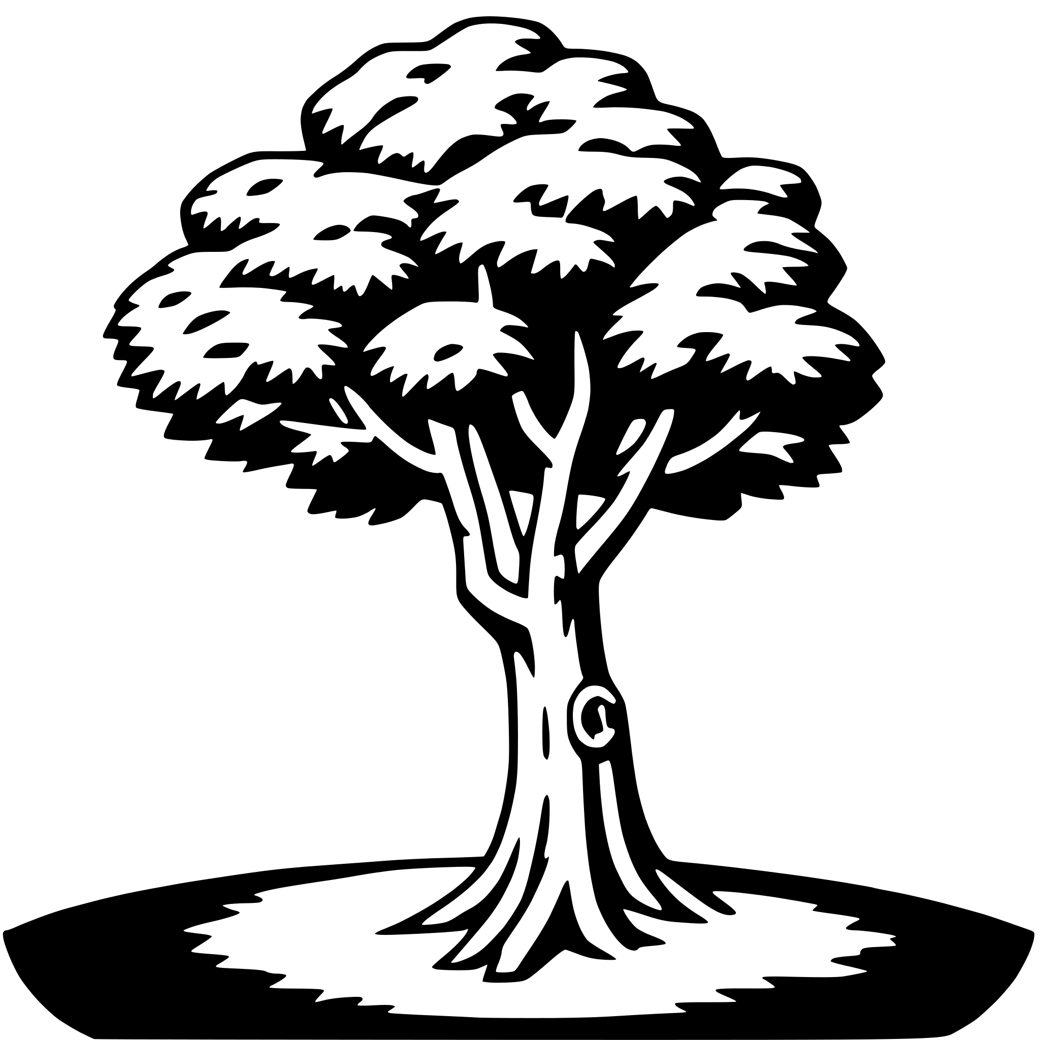 AI-generated SVG of 'yew tree'