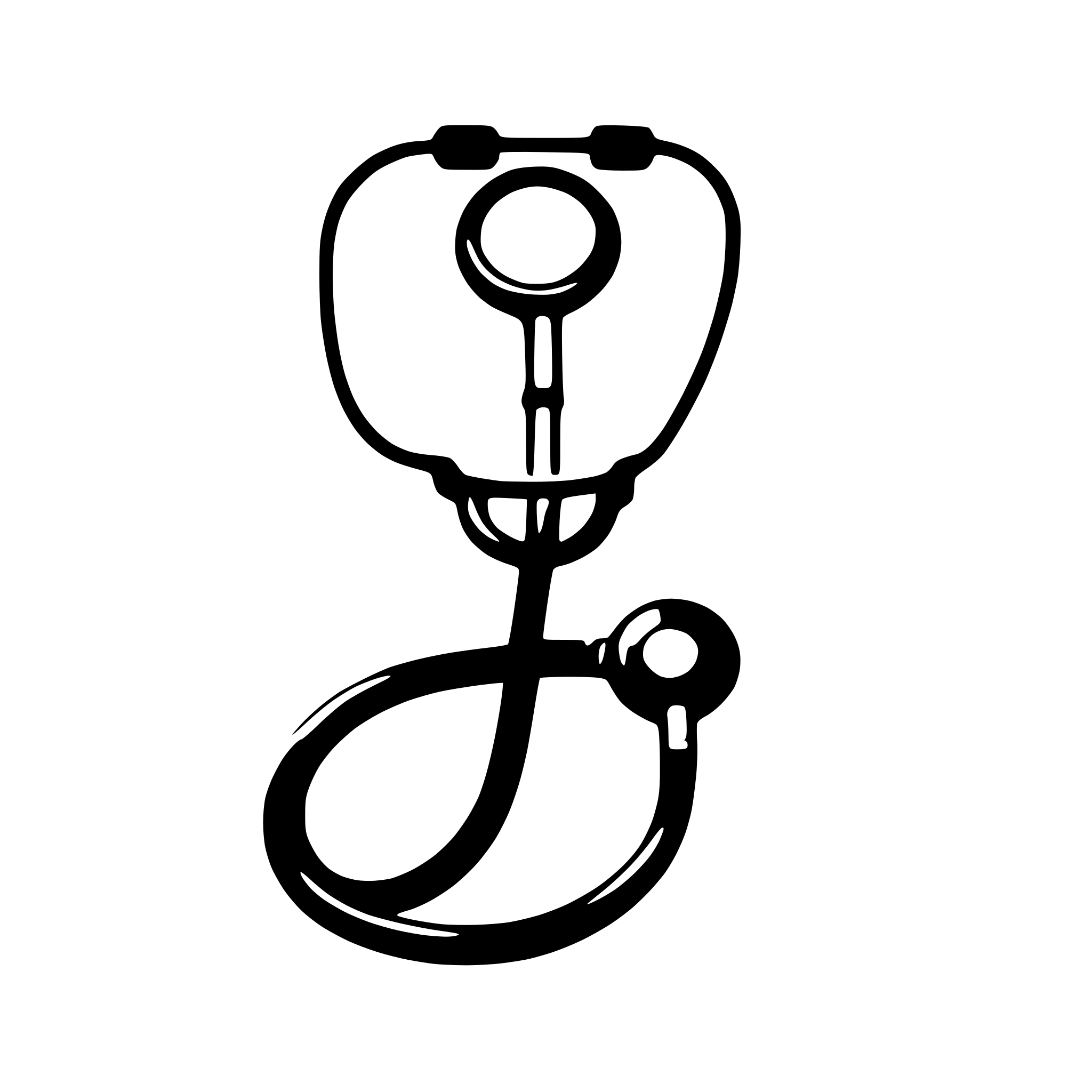 AI-generated SVG of 'stethoscope svg'