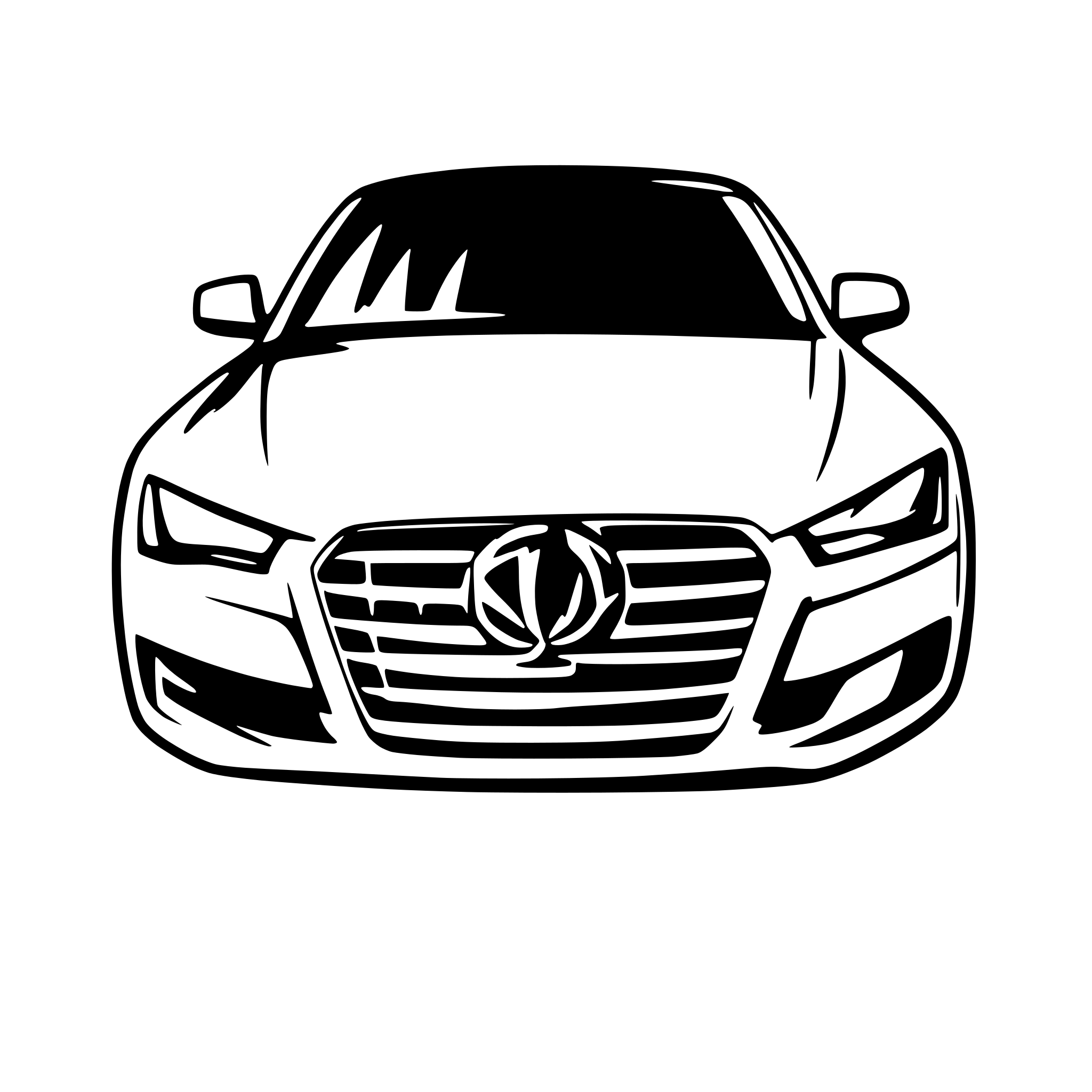 AI-generated SVG of a audi a5