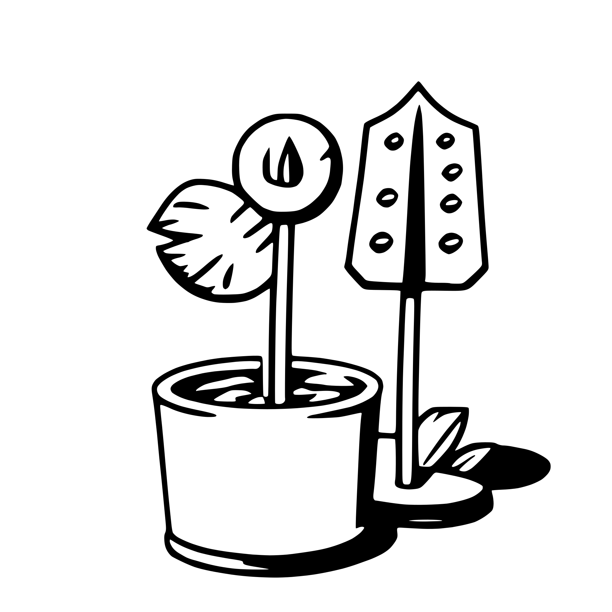 AI-generated SVG of a postcard