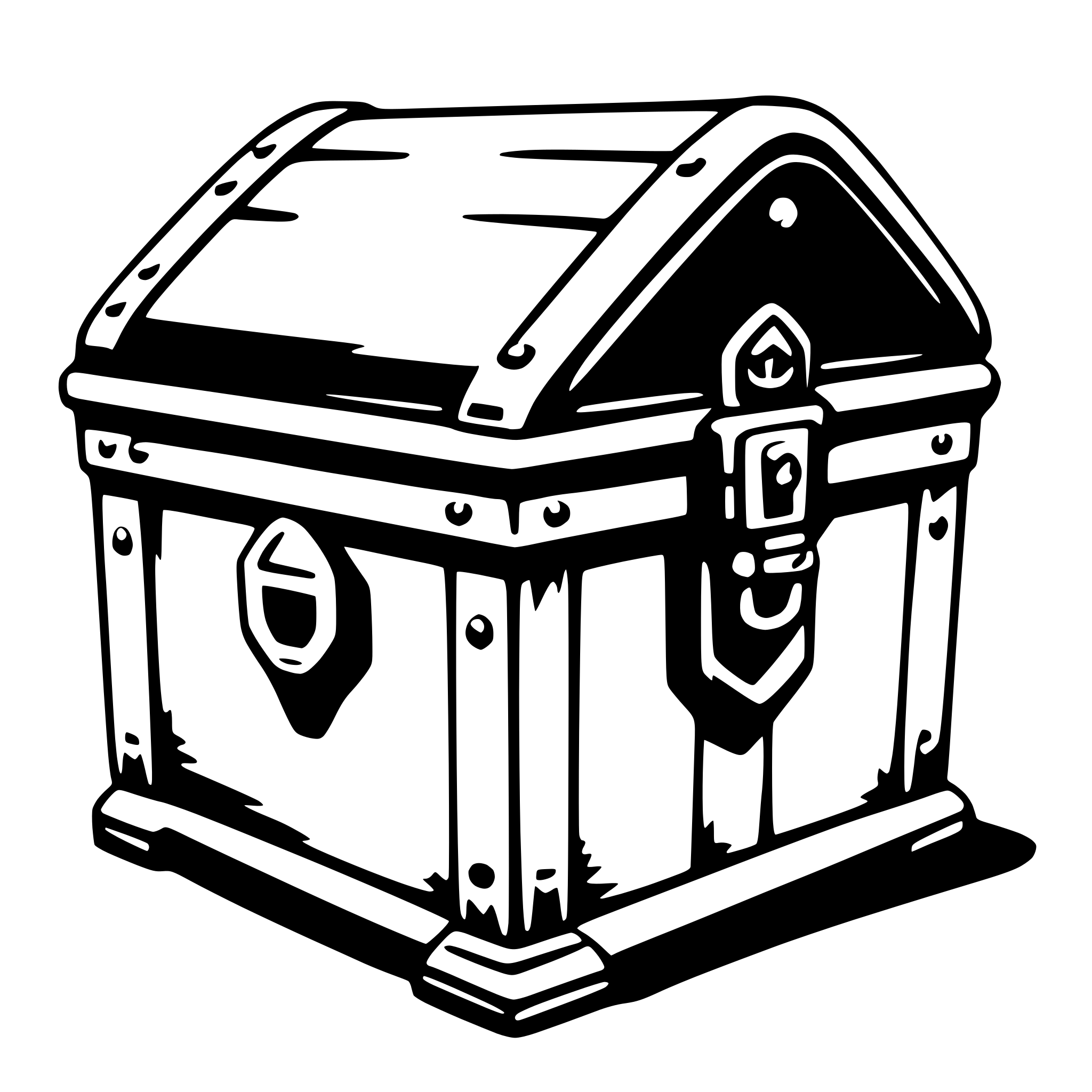 AI-generated SVG of 'treasure chest'