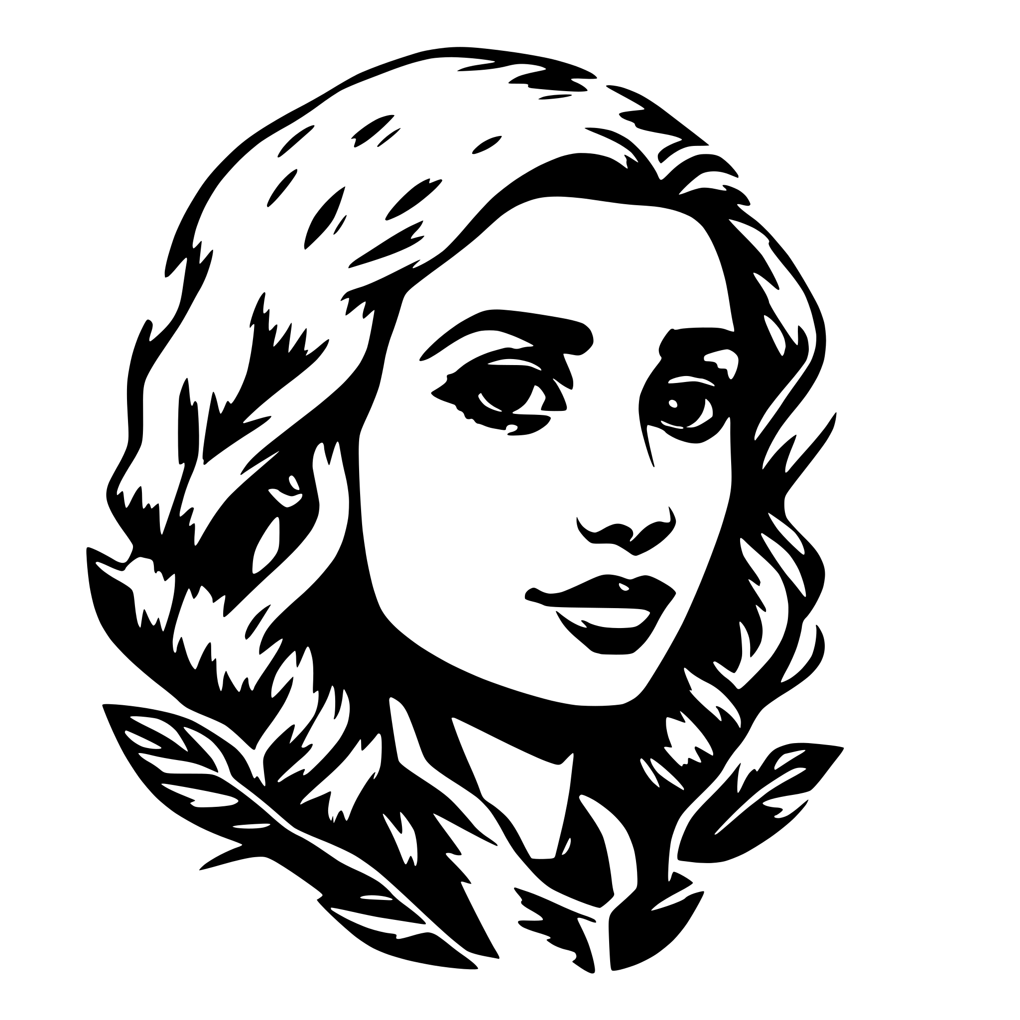 AI-generated SVG of 'falka'