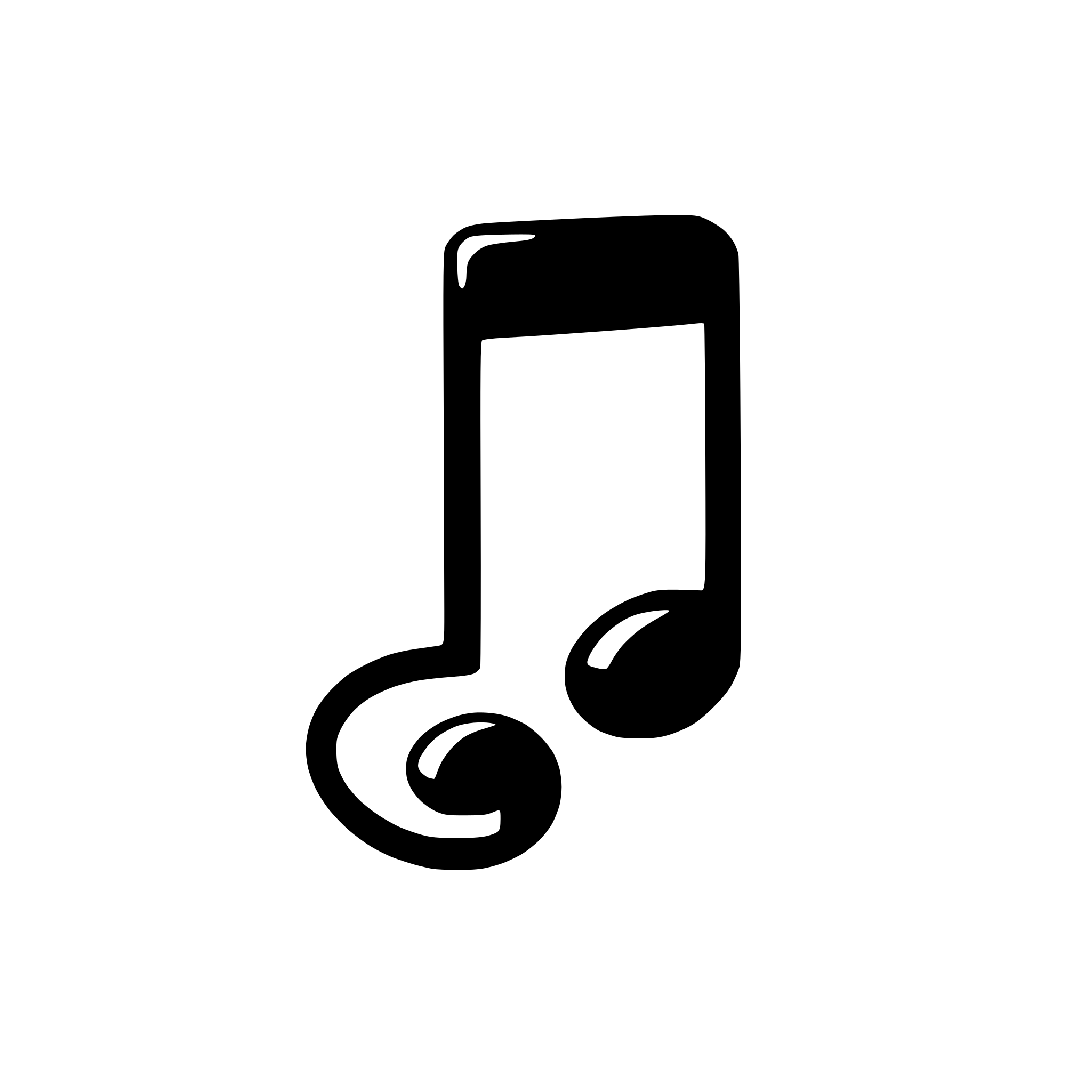 AI-generated SVG of 'music note icon'