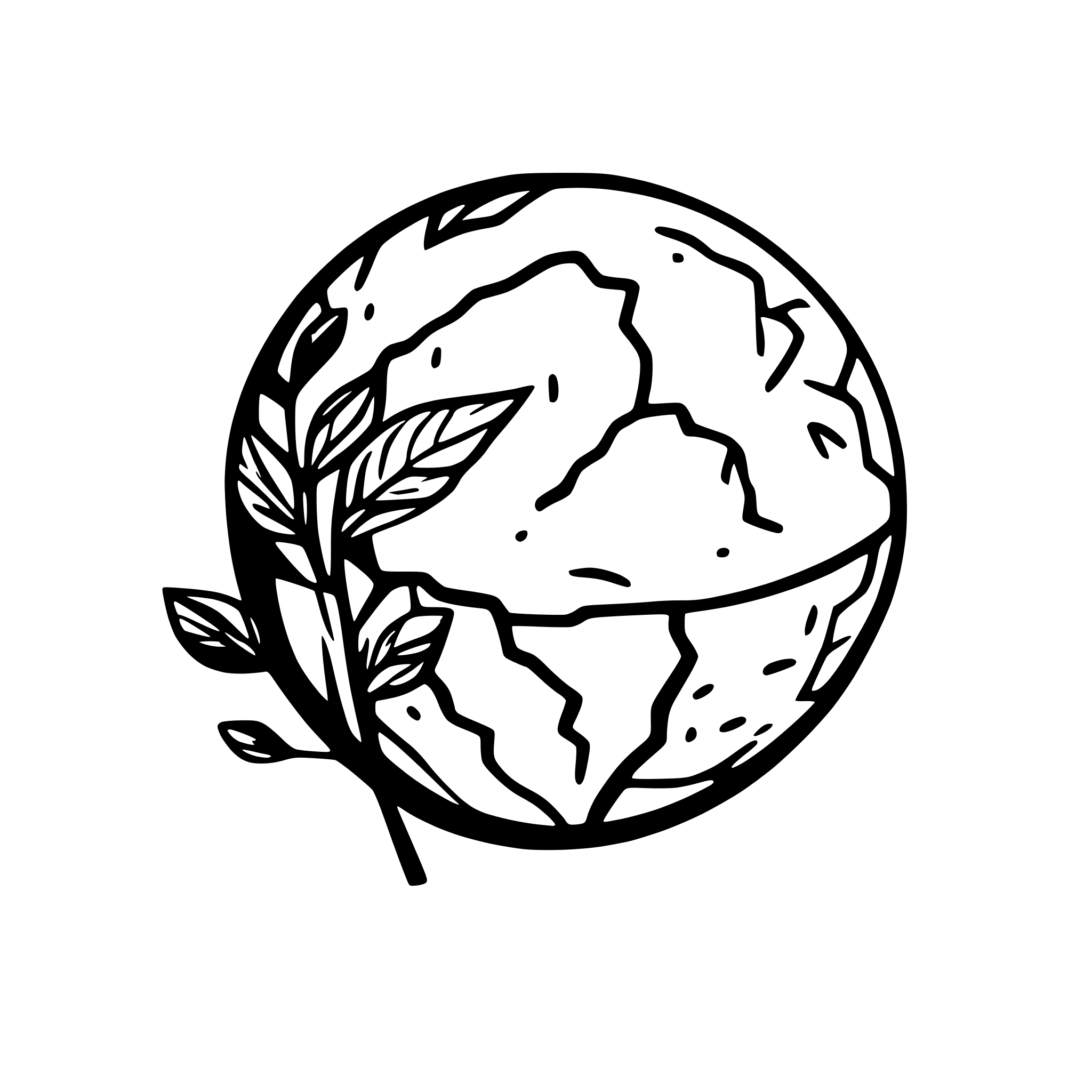 AI-generated SVG of 'earth planet'