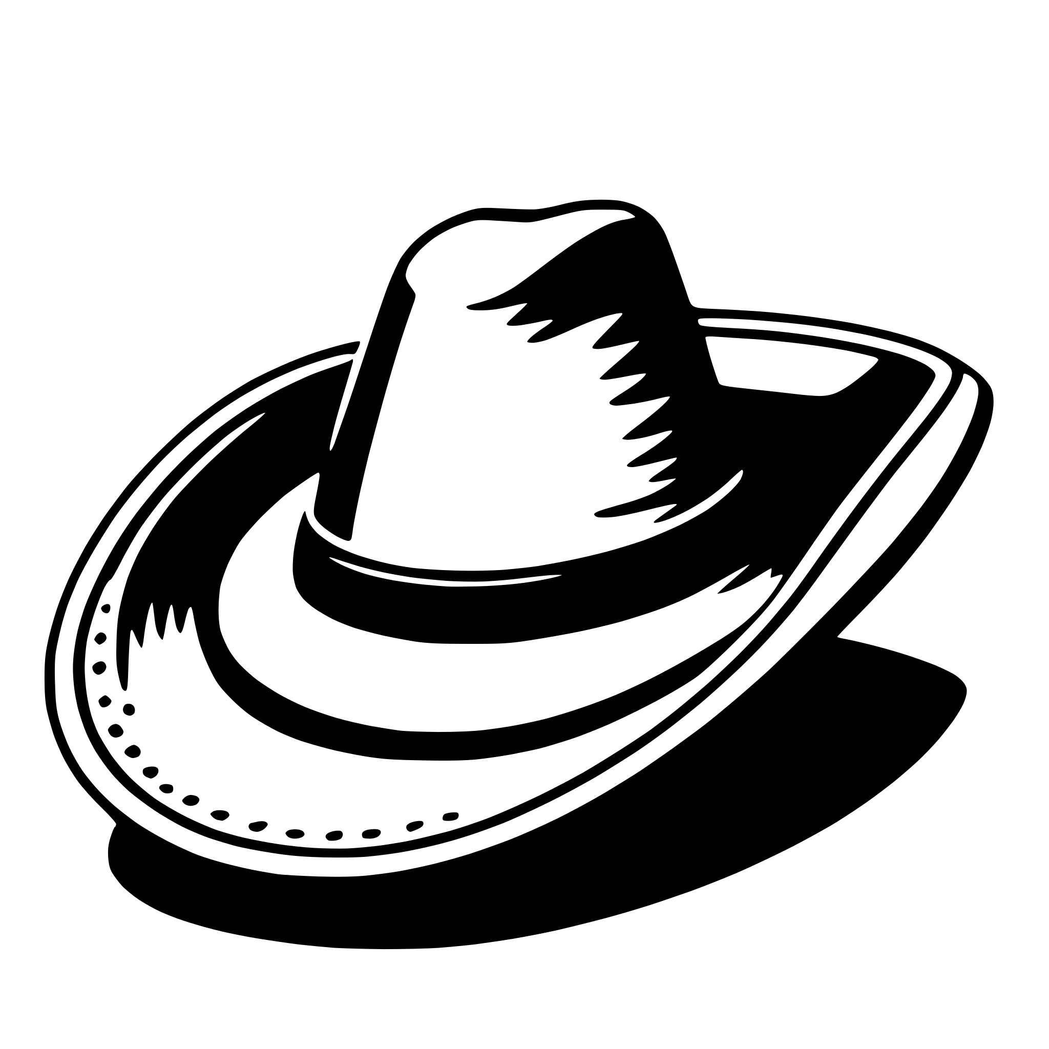 AI-generated SVG of 'sombrero'