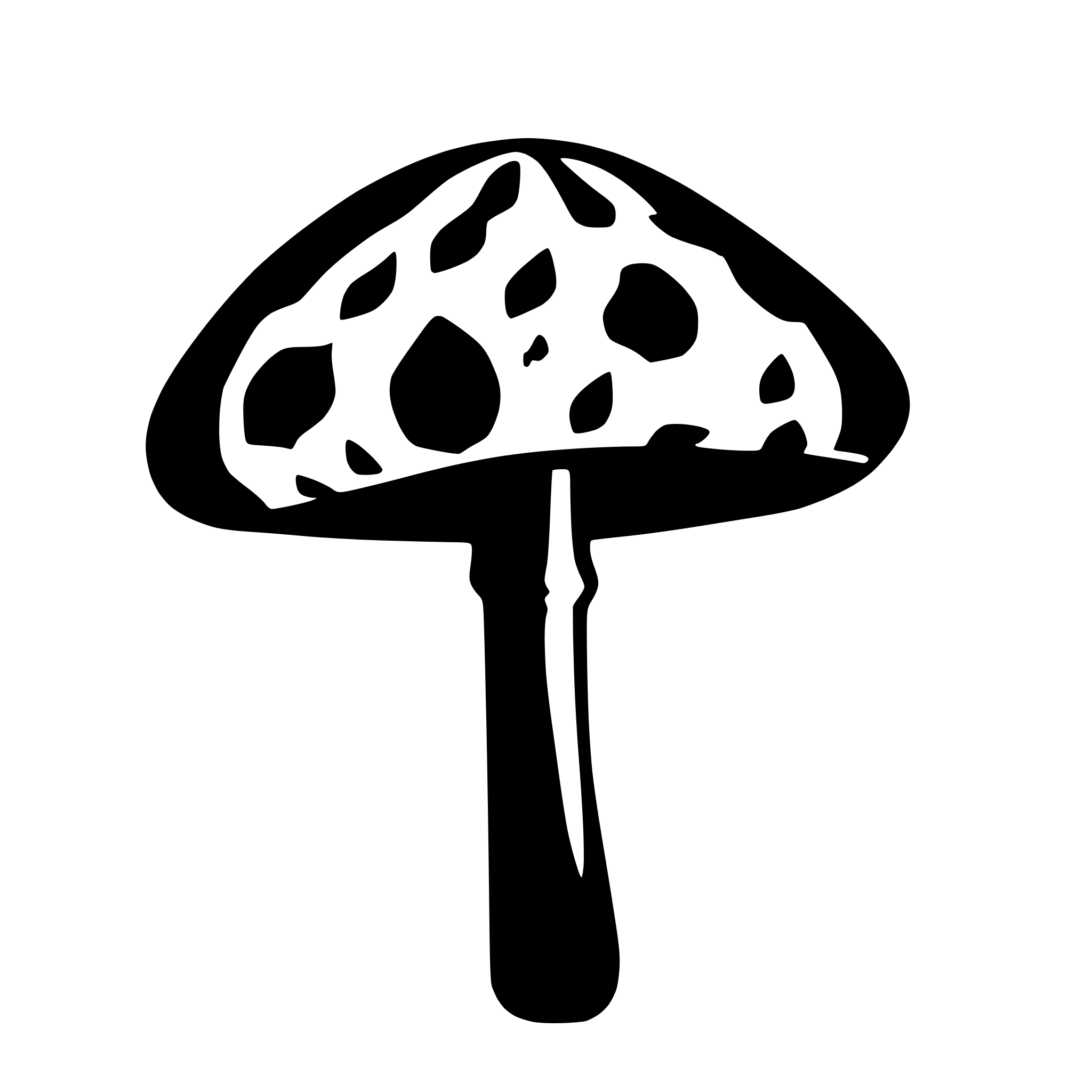 AI-generated SVG of 'hawaian magic mushroom'