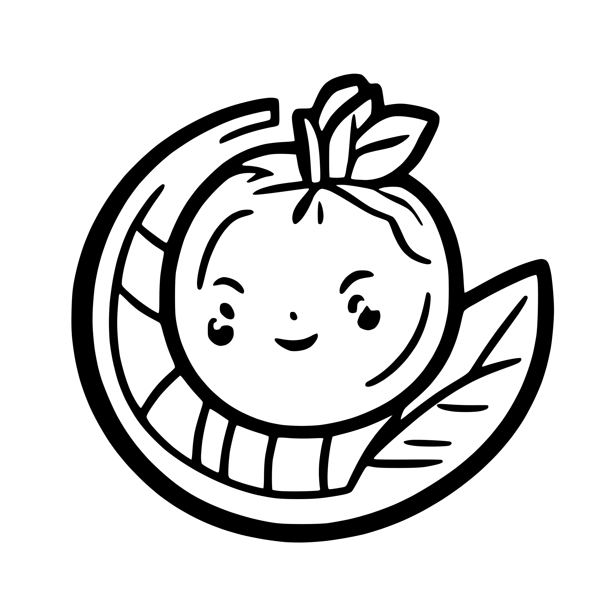 AI-generated SVG of 'tomato shape, borders only, leafs should be green, tomato read, cartoon style. very simple, only the borders'