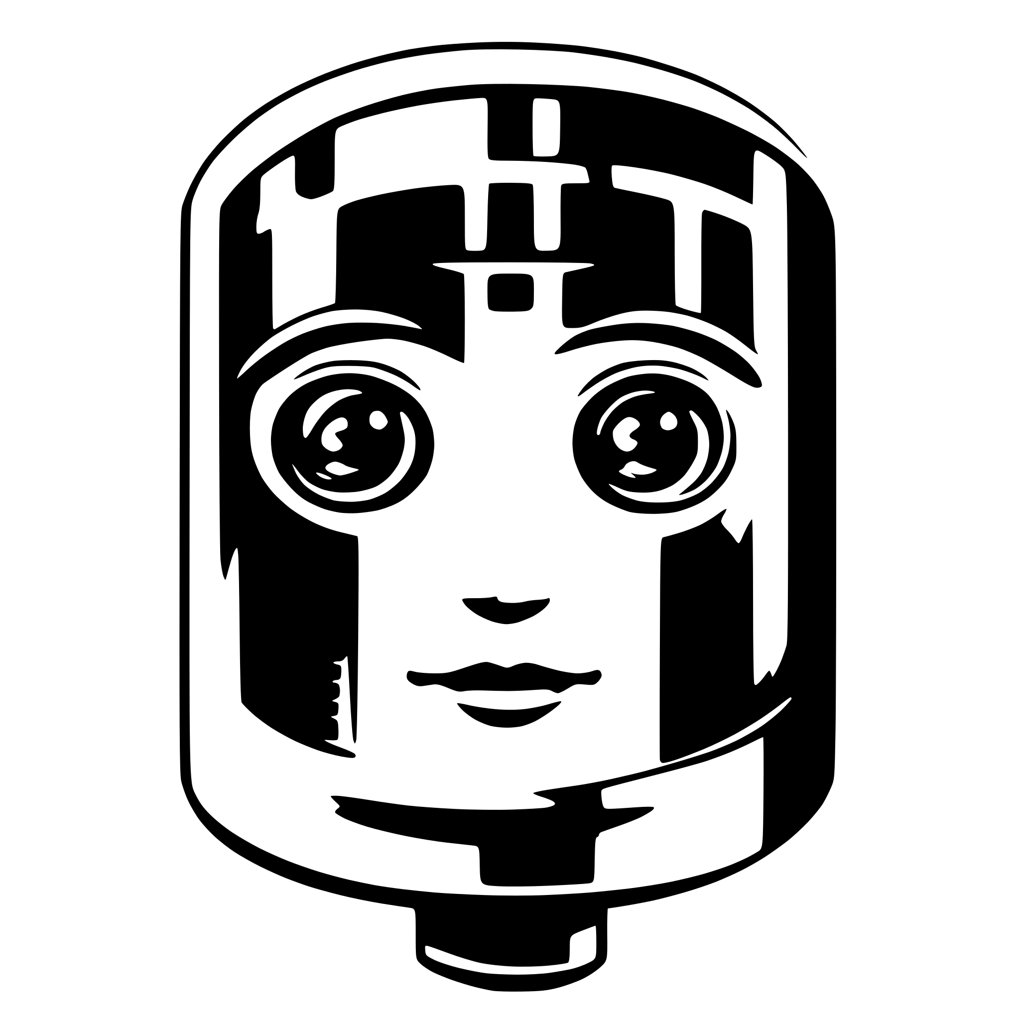 AI-generated SVG of a Simple AI chatbot robot avatar