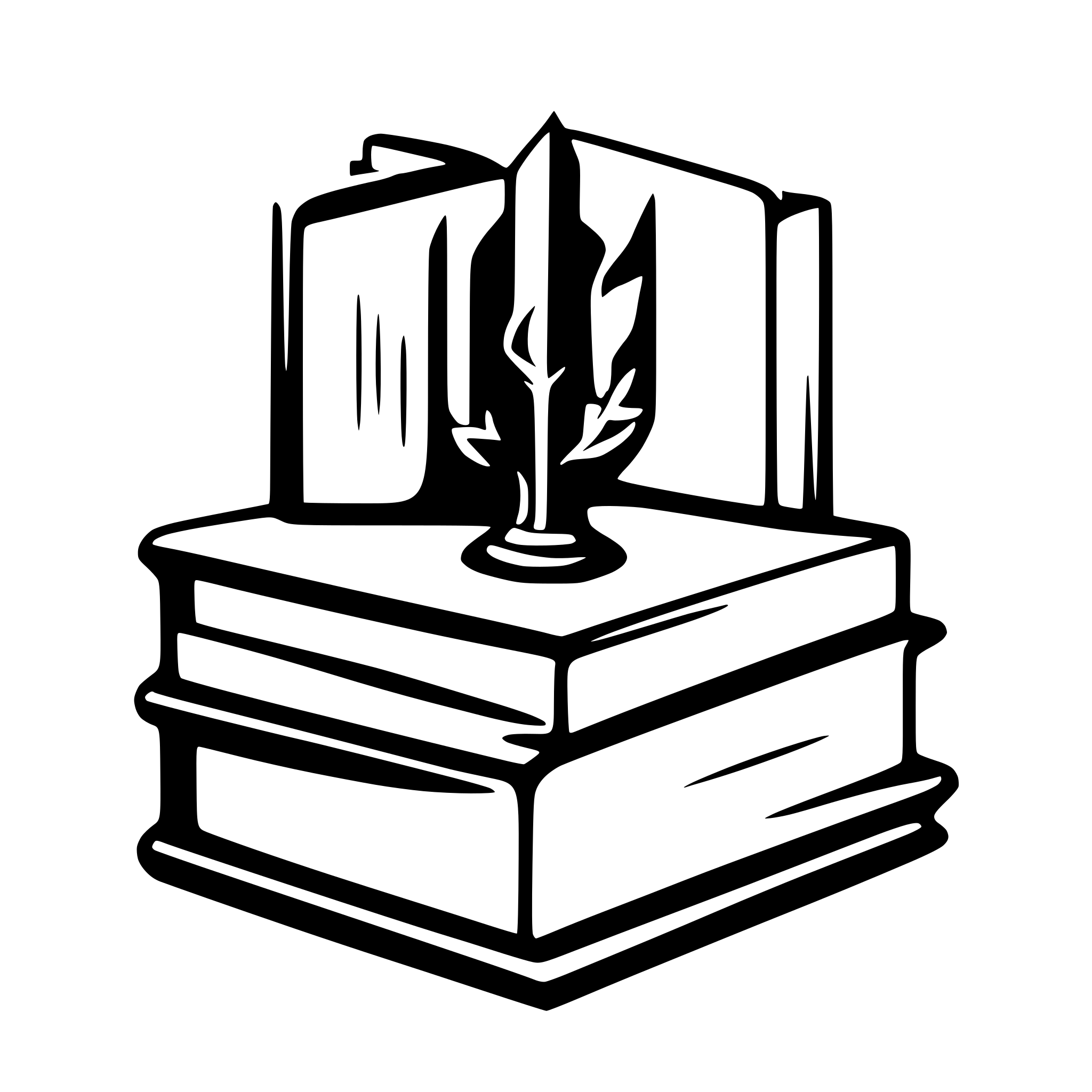 AI-generated SVG of 'book knowledge tutoring logo'