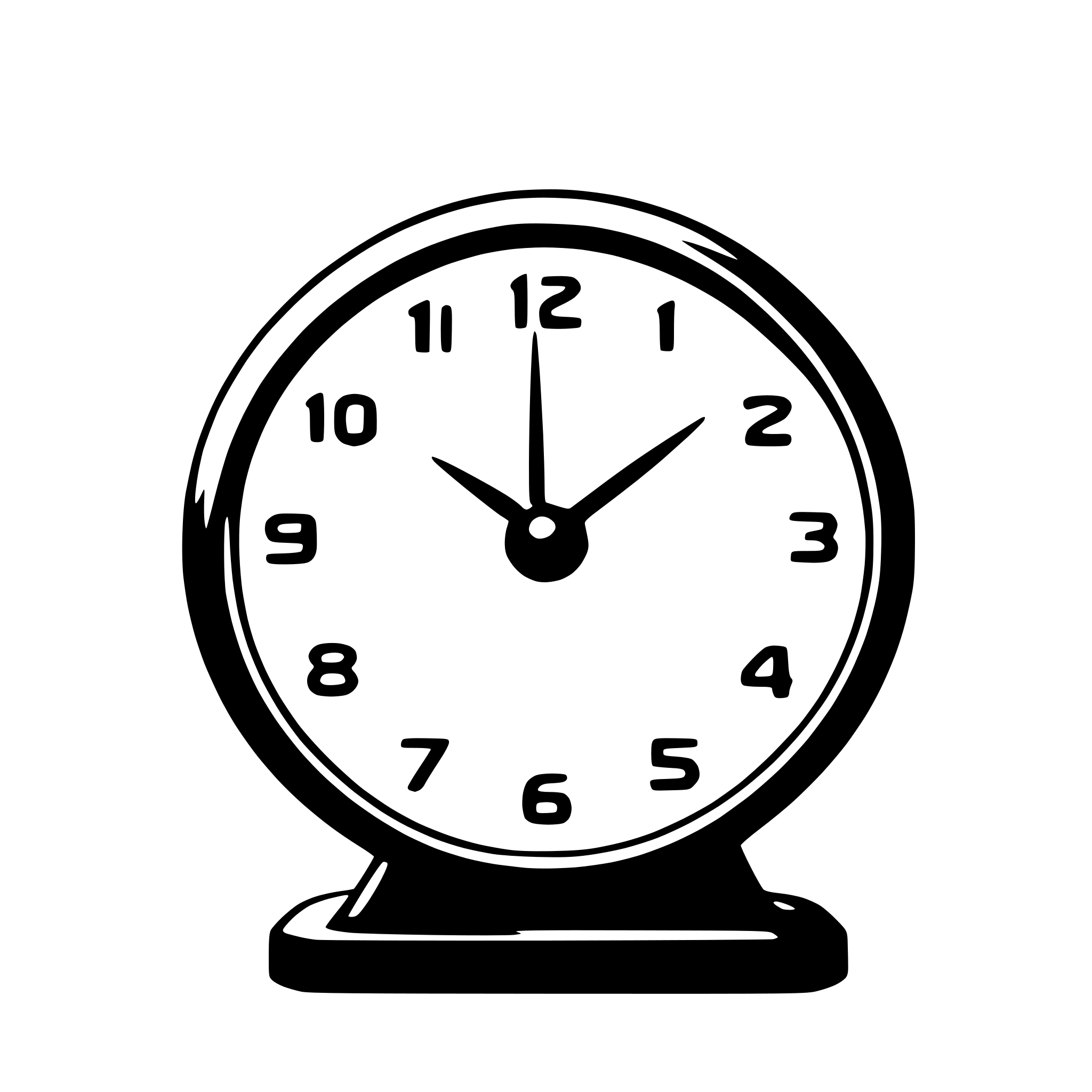 AI-generated SVG of 'digital clock'