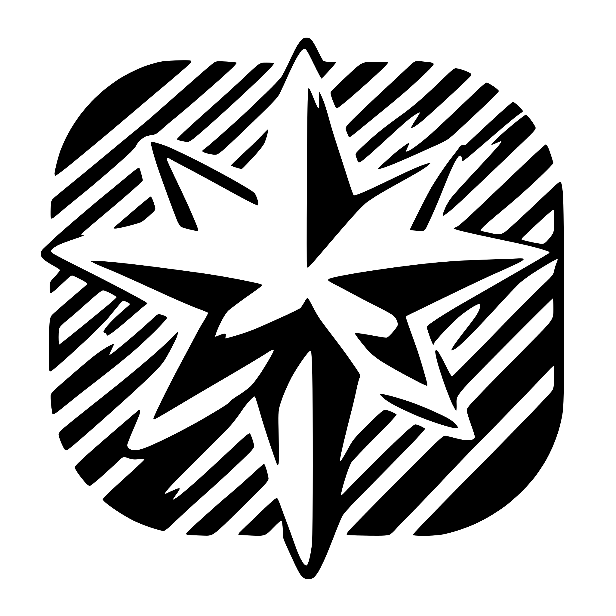 AI-generated SVG of a star with round corners and white to black transition